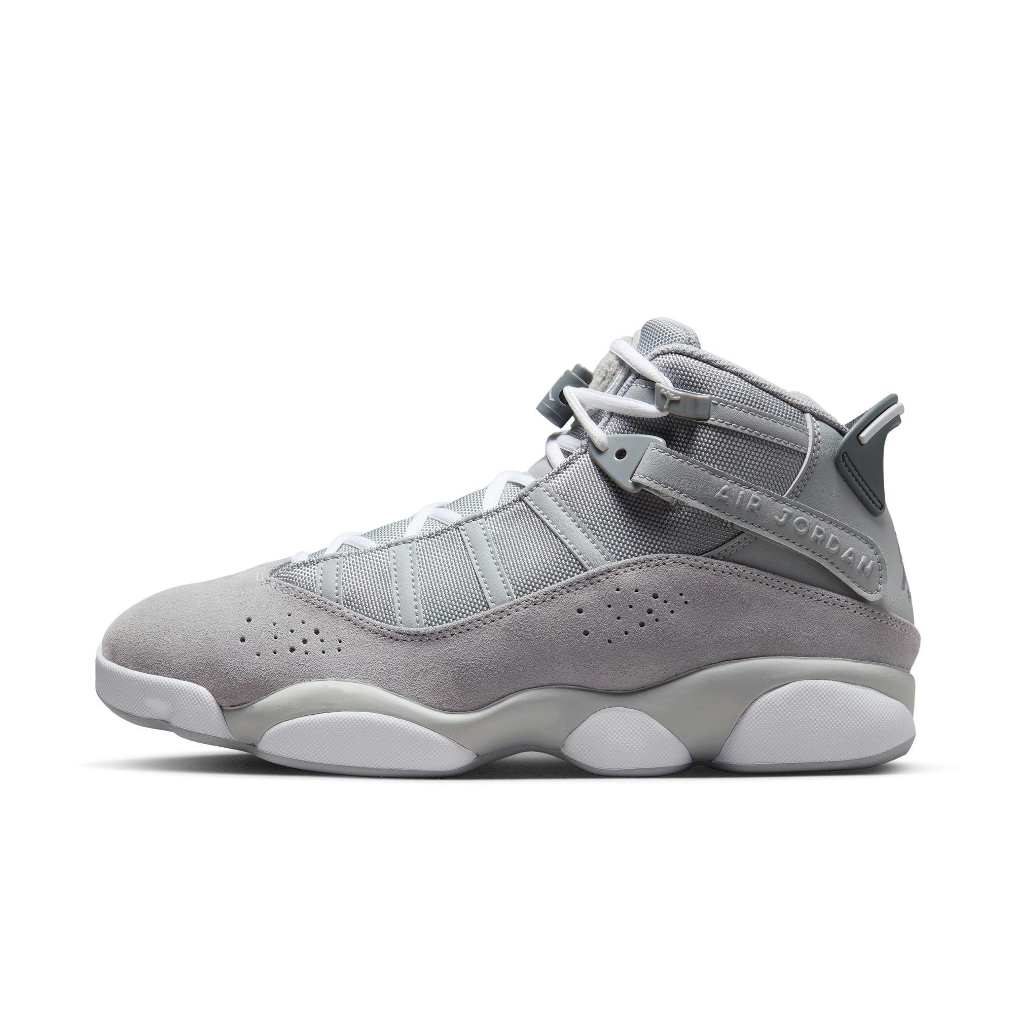 Jordan 6 Rings "Wolf Grey/Cool Grey/White" Men's Shoe - GREY/WHITE Thumbnail View 4