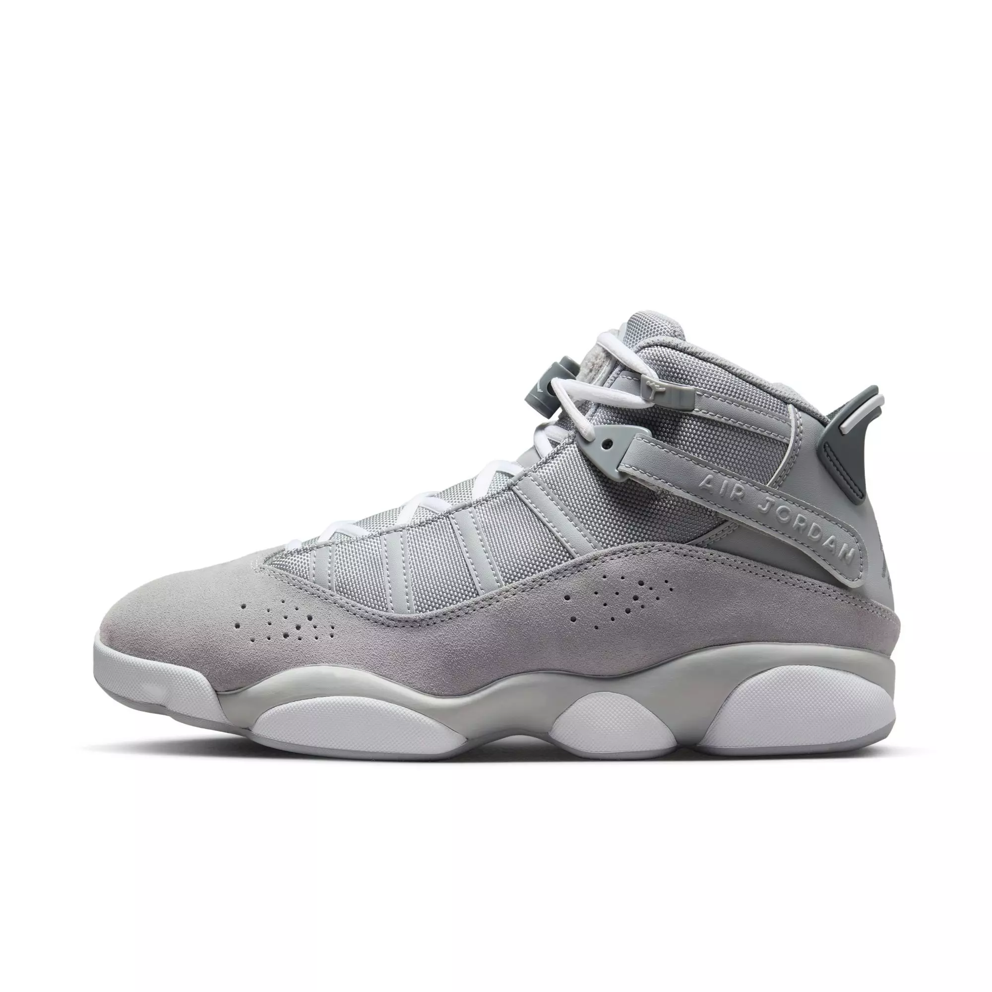 Jordan 6 Rings "Wolf Grey/Cool Grey/White" Men's Shoe - GREY/WHITE