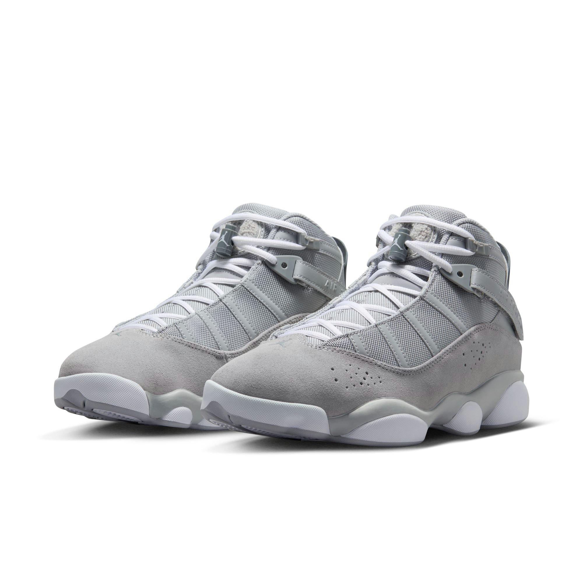Jordan 6 Rings "Wolf Grey/Cool Grey/White" Men's Shoe - GREY/WHITE Thumbnail View 5