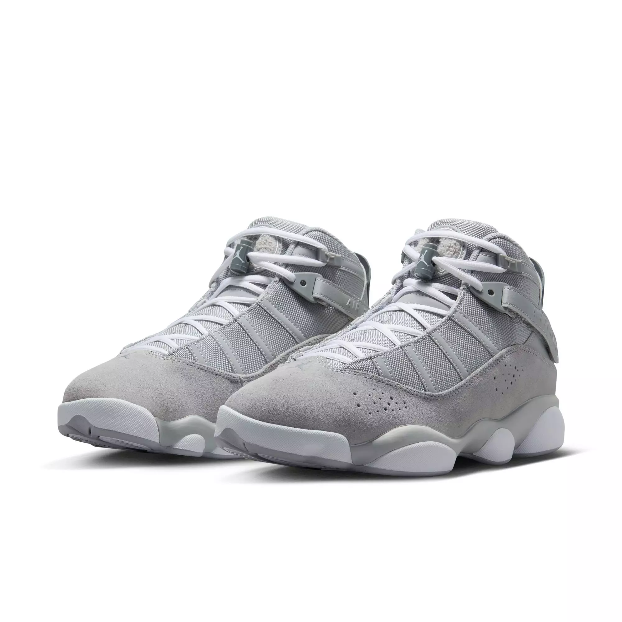 Jordan 6 Rings "Wolf Grey/Cool Grey/White" Men's Shoe - GREY/WHITE