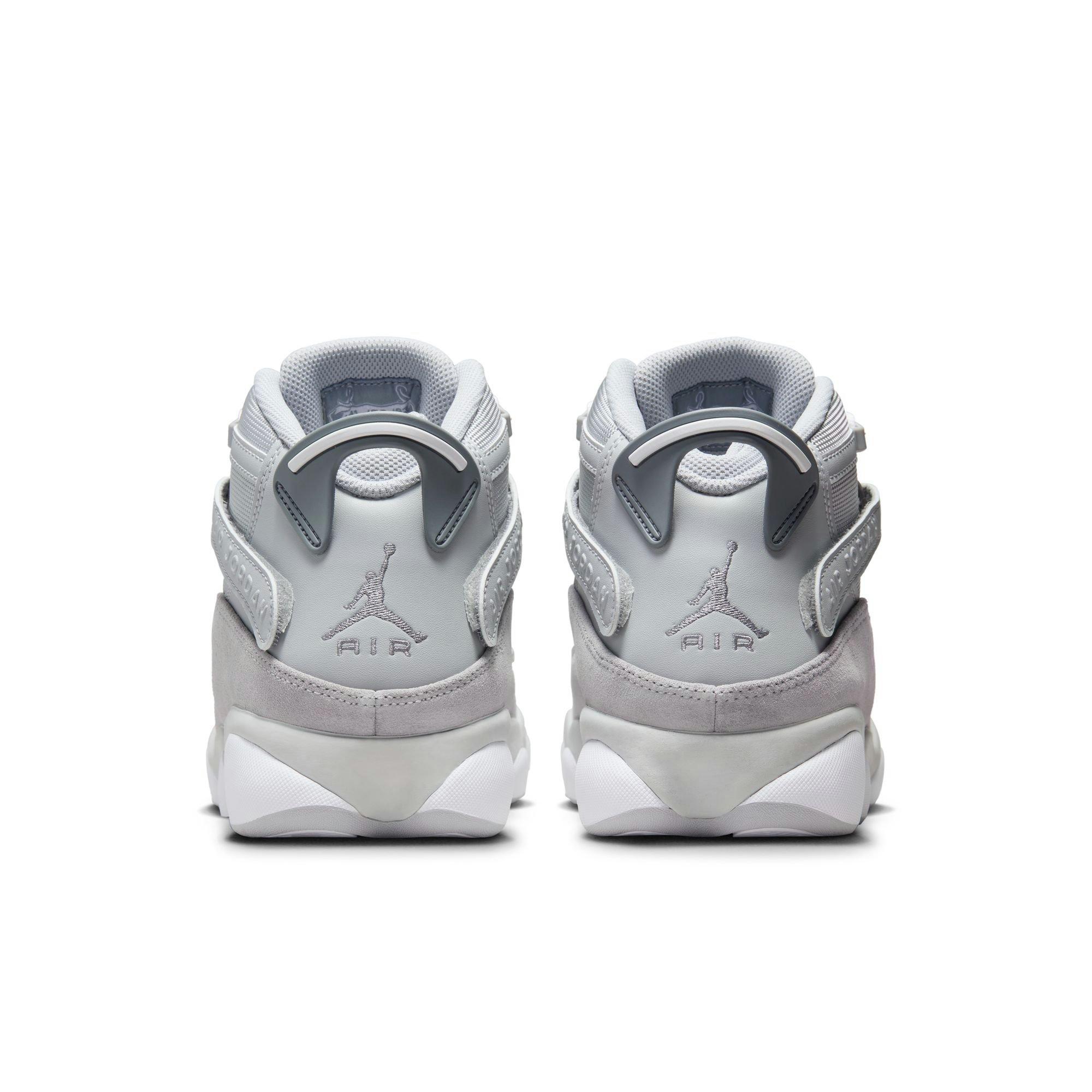 Jordan 6 Rings "Wolf Grey/Cool Grey/White" Men's Shoe - GREY/WHITE Thumbnail View 6