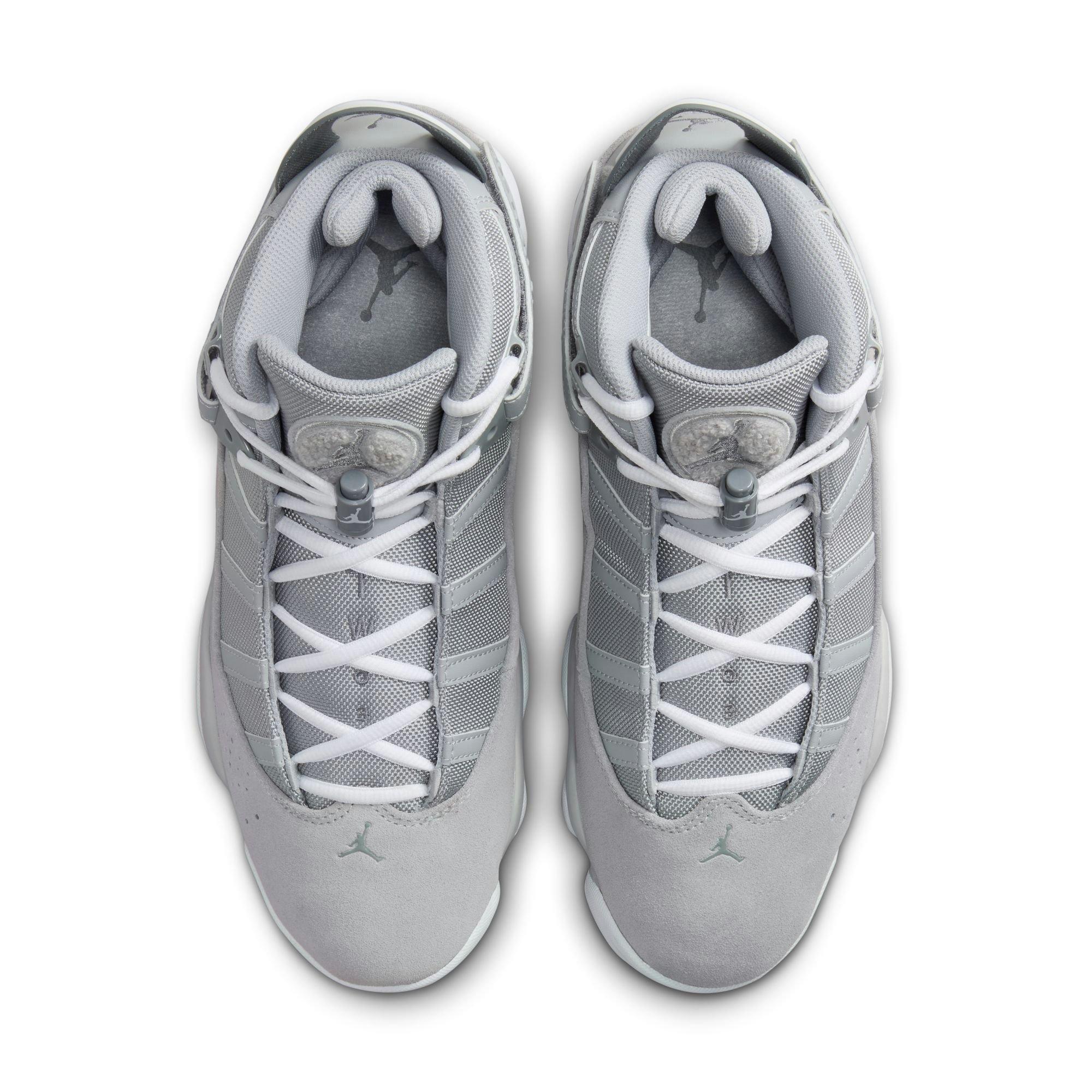Jordan 6 Rings "Wolf Grey/Cool Grey/White" Men's Shoe - GREY/WHITE Thumbnail View 7