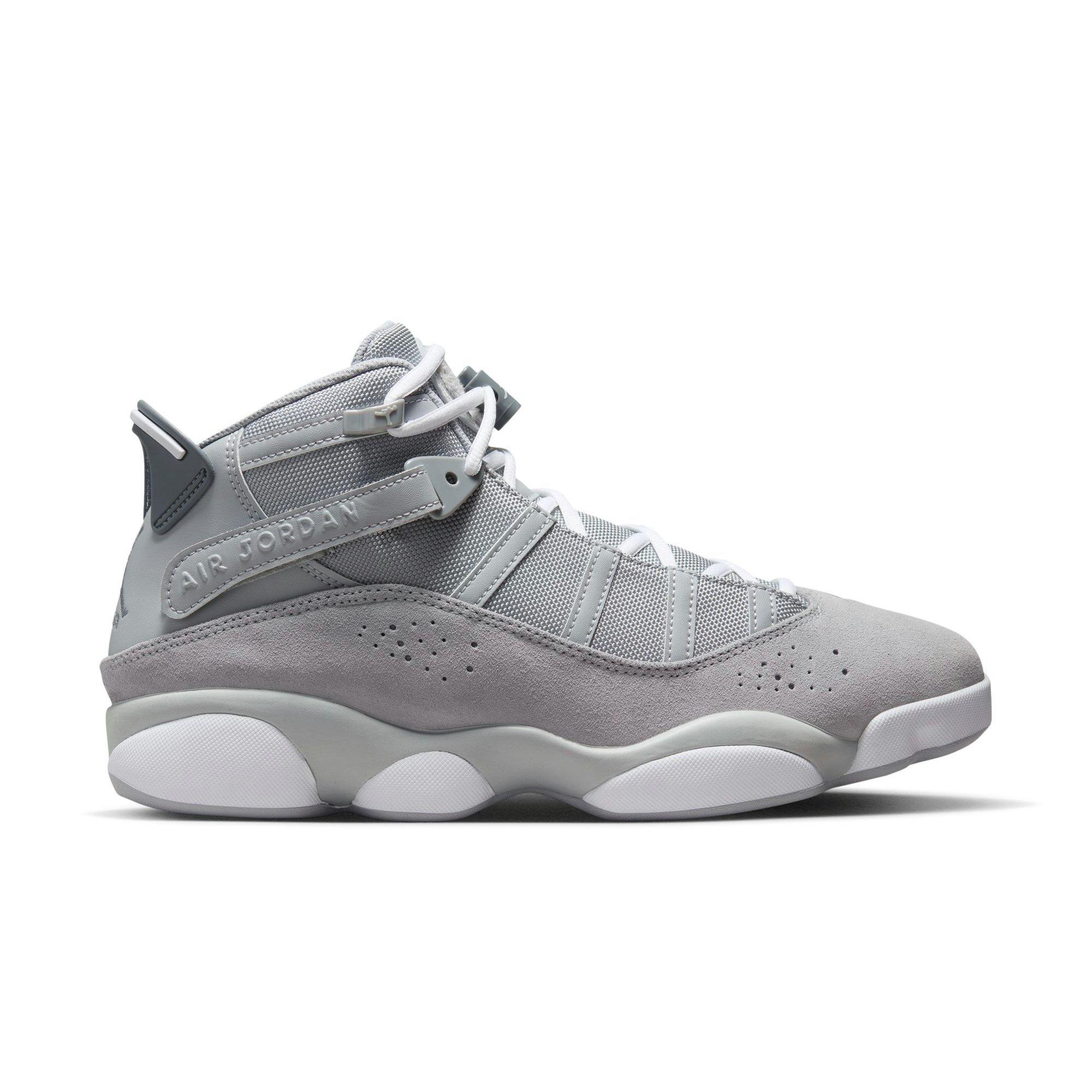 Jordan 6 Rings "Wolf Grey/Cool Grey/White" Men's Shoe - GREY/WHITE Thumbnail View 1