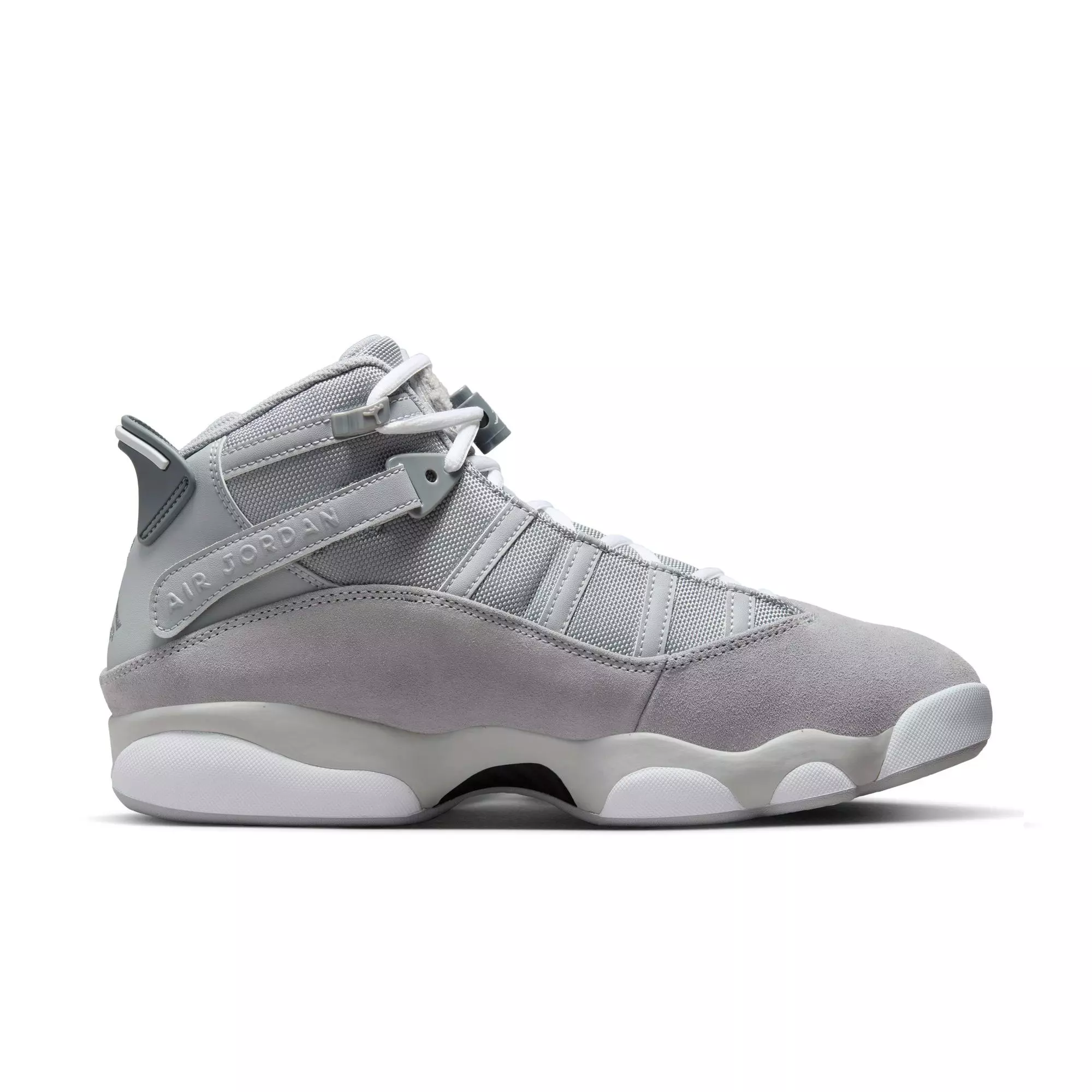 Jordan 6 Rings "Wolf Grey/Cool Grey/White" Men's Shoe - GREY/WHITE