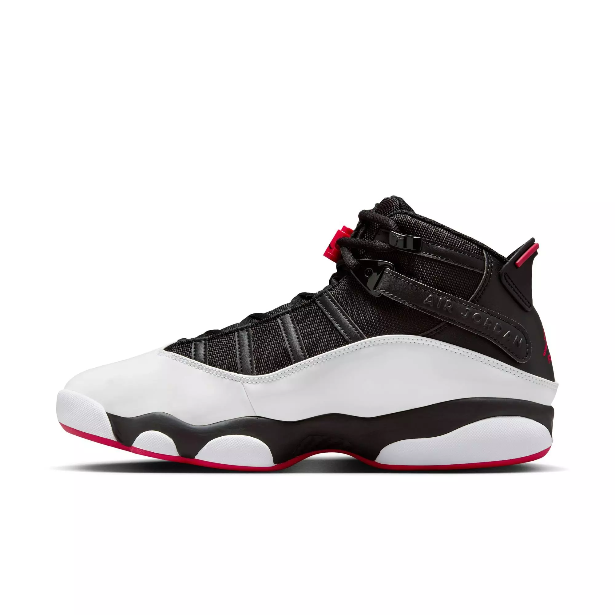 Jordan 6 Rings "Black/University Red/White" Men's Shoe - BLACK/RED/WHITE