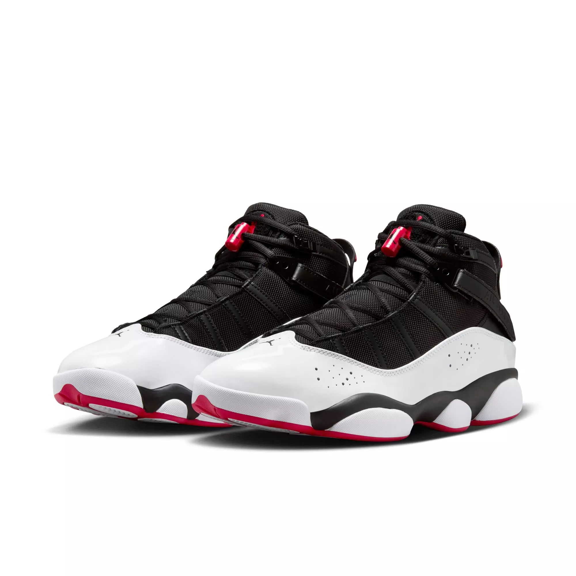 Jordan 6 Rings "Black/University Red/White" Men's Shoe - BLACK/RED/WHITE