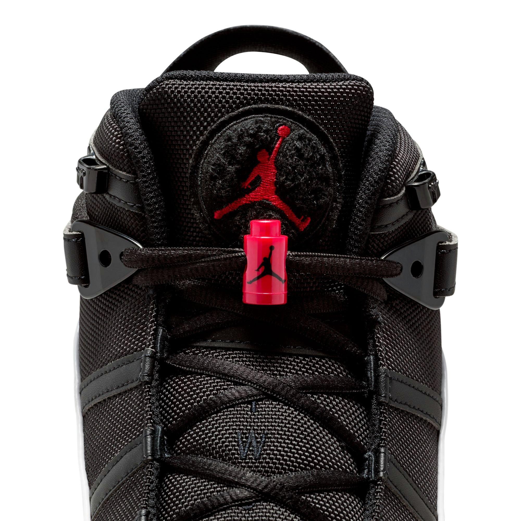 Jordan 6 Rings "Black/University Red/White" Men's Shoe - BLACK/RED/WHITE Thumbnail View 11