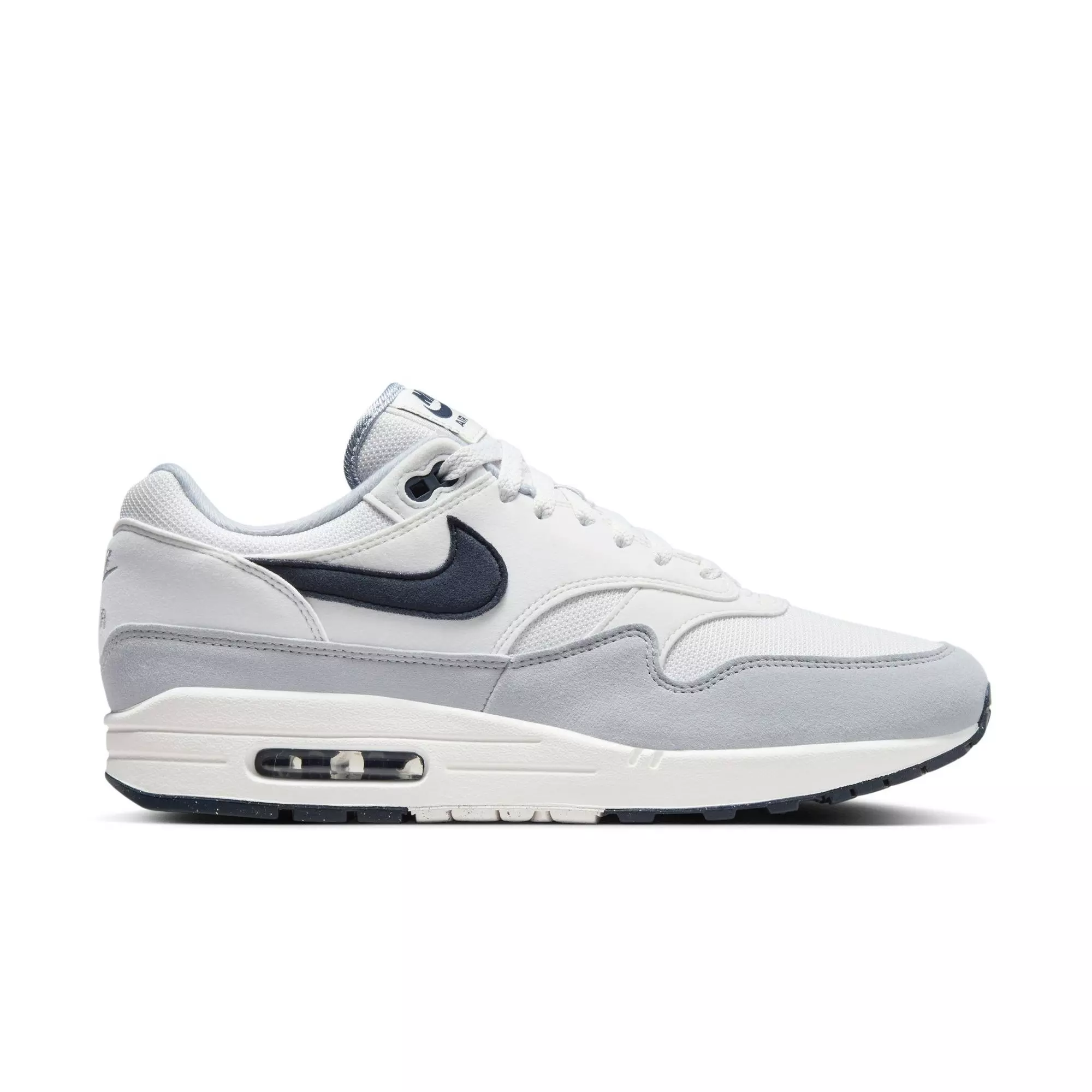 Nike Air Max 1 "Platinum Tint/Dark Obsidian/Wolf Grey" Men's Shoe - GREY