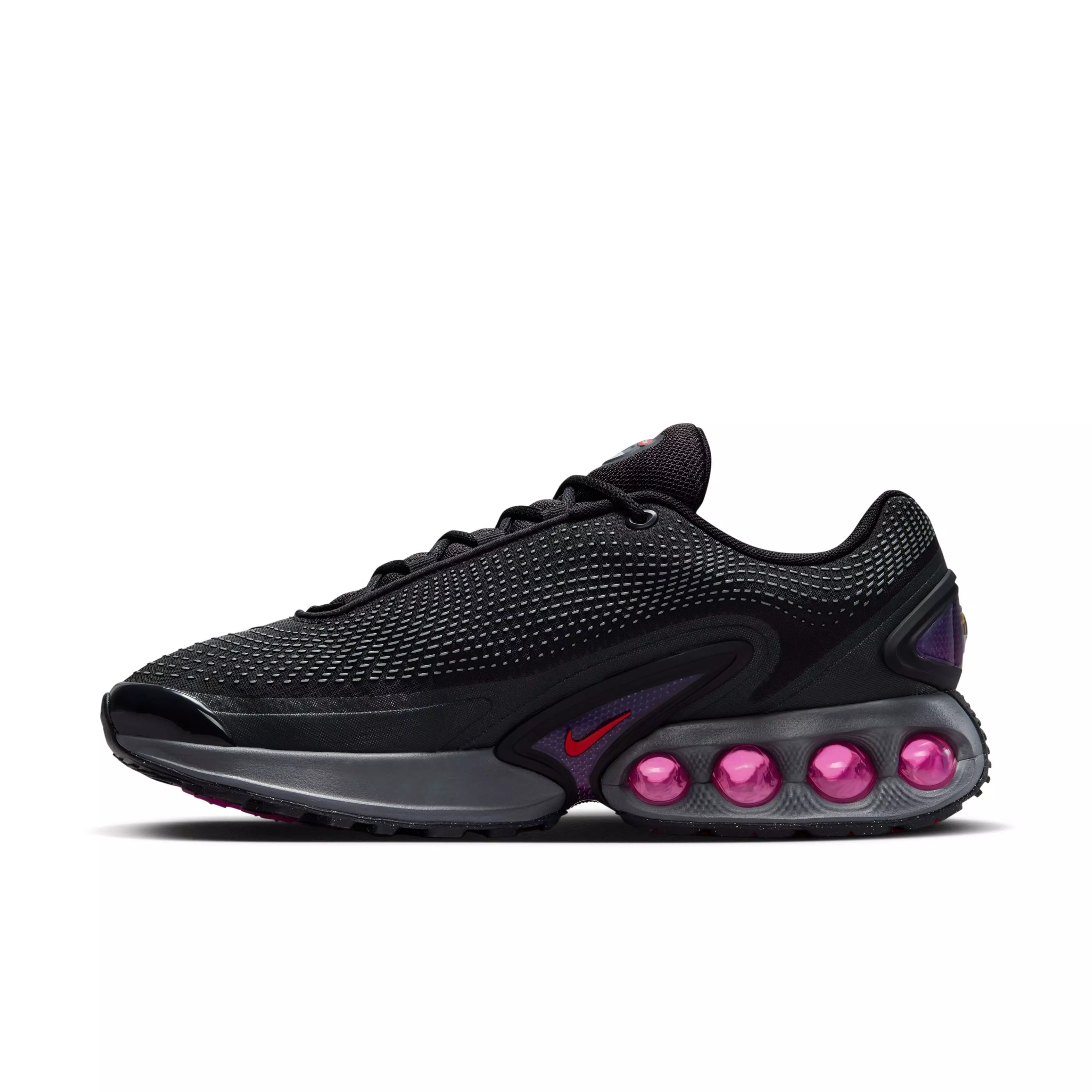Nike Air Max Dn All Night Men's Shoe - BLACK/CRIMSON/SMOKE GREY