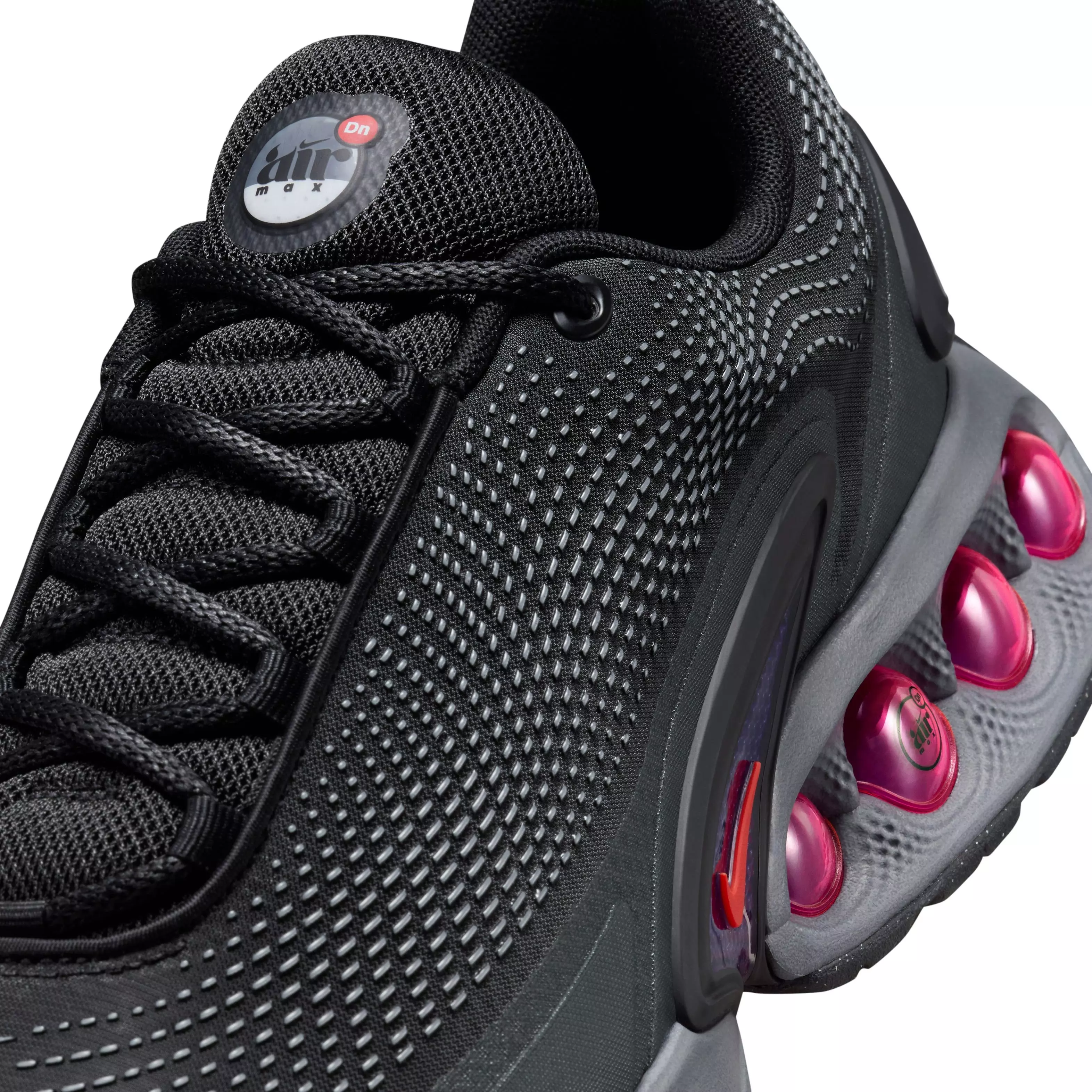 Nike Air Max Dn All Night Men's Shoe - BLACK/CRIMSON/SMOKE GREY