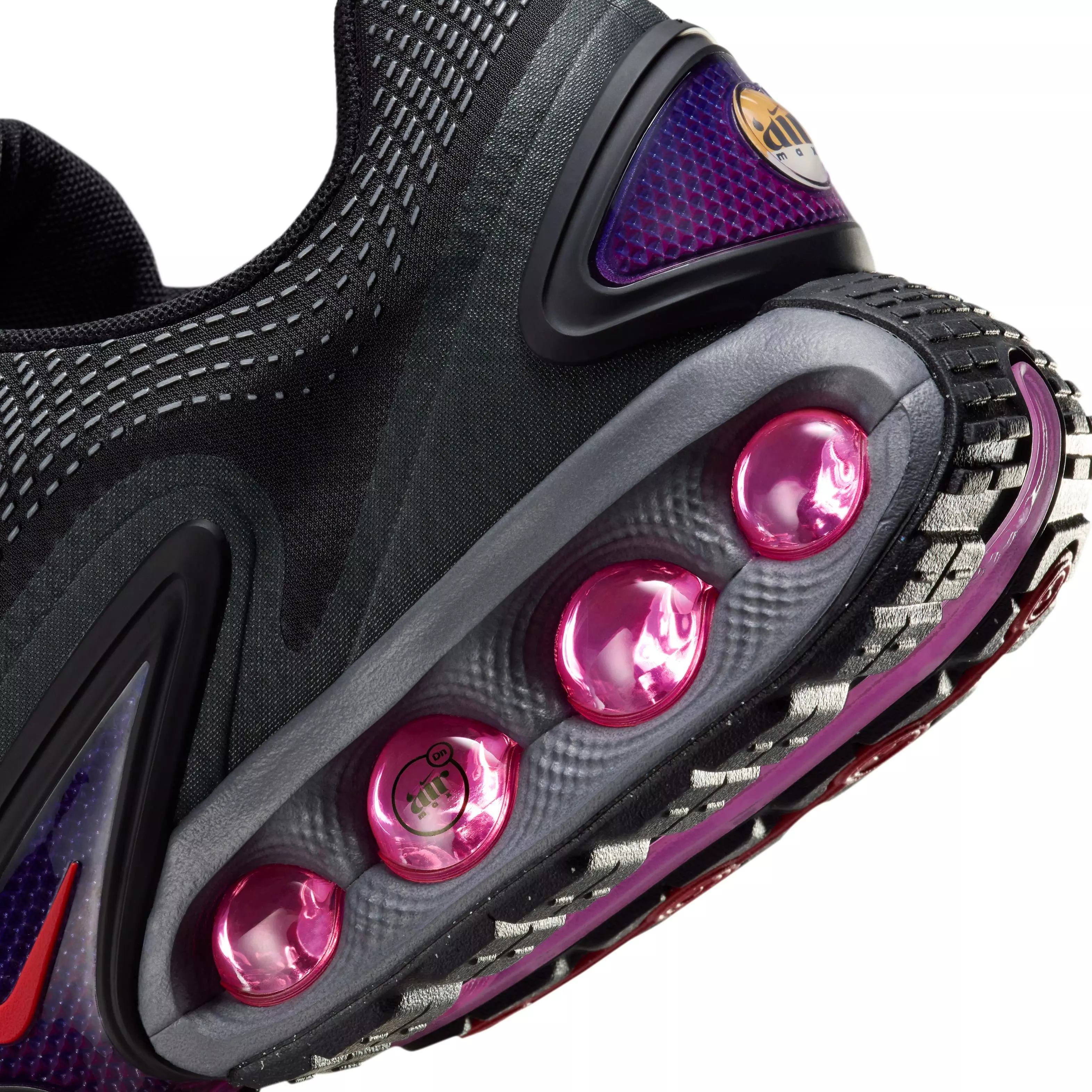 Nike Air Max Dn All Night Men's Shoe - BLACK/CRIMSON/SMOKE GREY