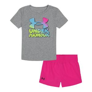 Under Armour Little Girls' Core Bubbly Short Set