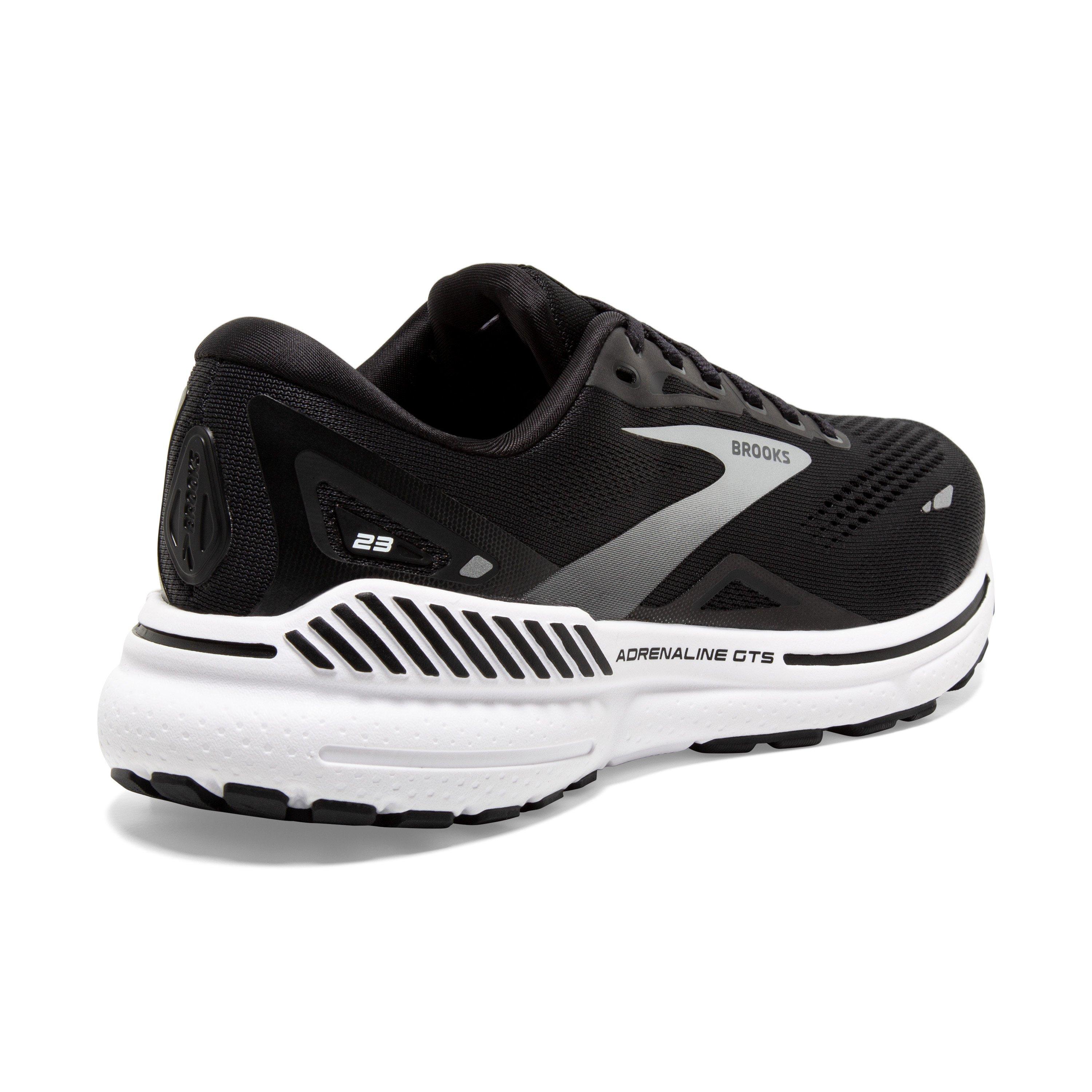 Brooks Adrenaline GTS 23 "Black/White" Women's Running Shoe - BLACK/WHITE Thumbnail View 3