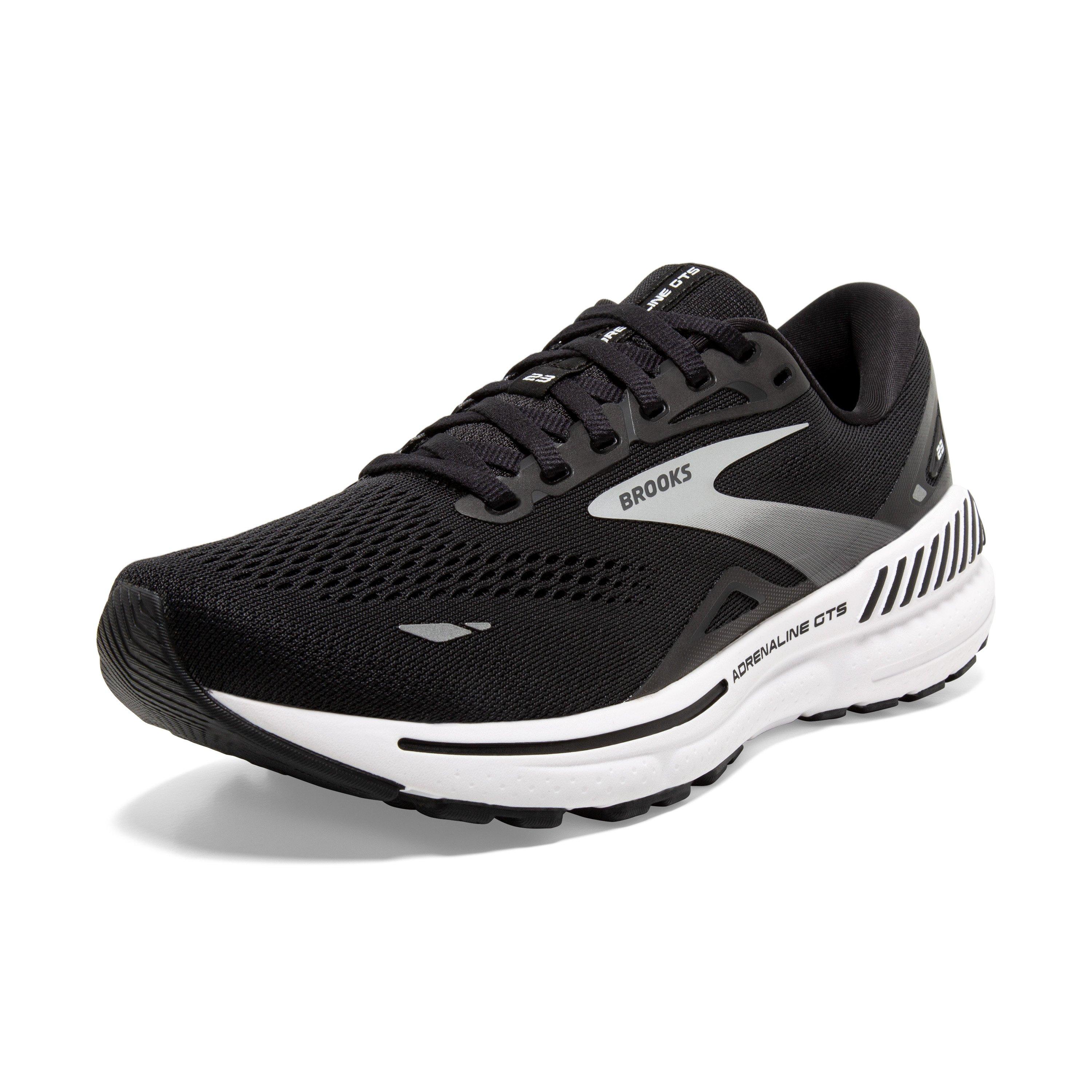 Brooks Adrenaline GTS 23 "Black/White" Women's Running Shoe - BLACK/WHITE Thumbnail View 5