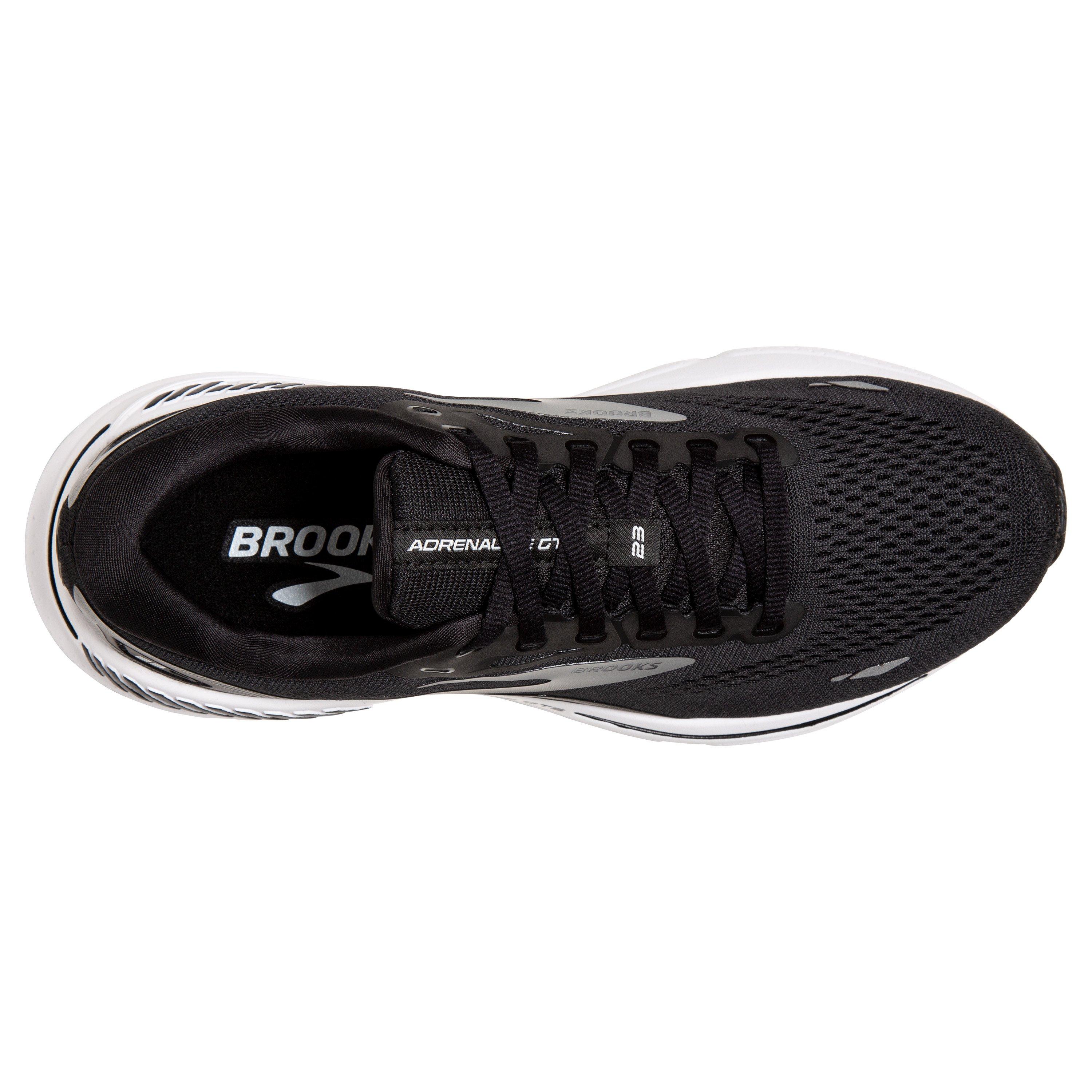 Brooks Adrenaline GTS 23 "Black/White" Women's Running Shoe - BLACK/WHITE Thumbnail View 6