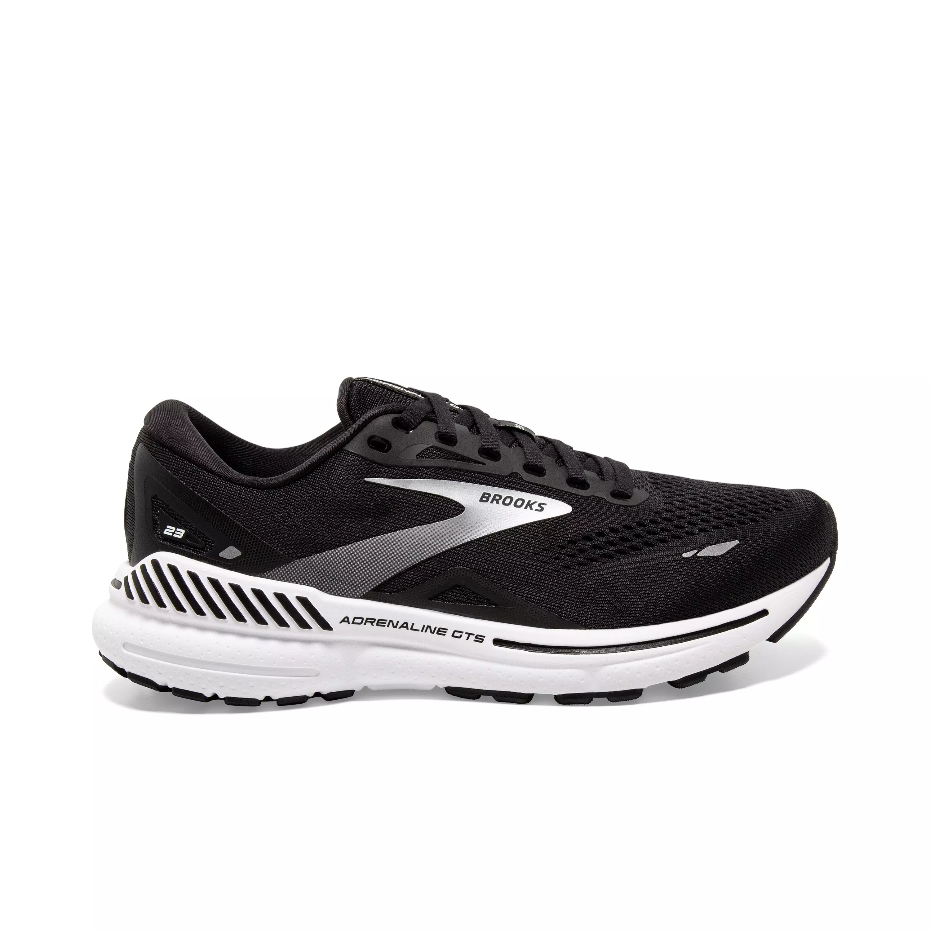 Brooks Adrenaline GTS 23 Black/White Women's Running Shoe - Hibbett