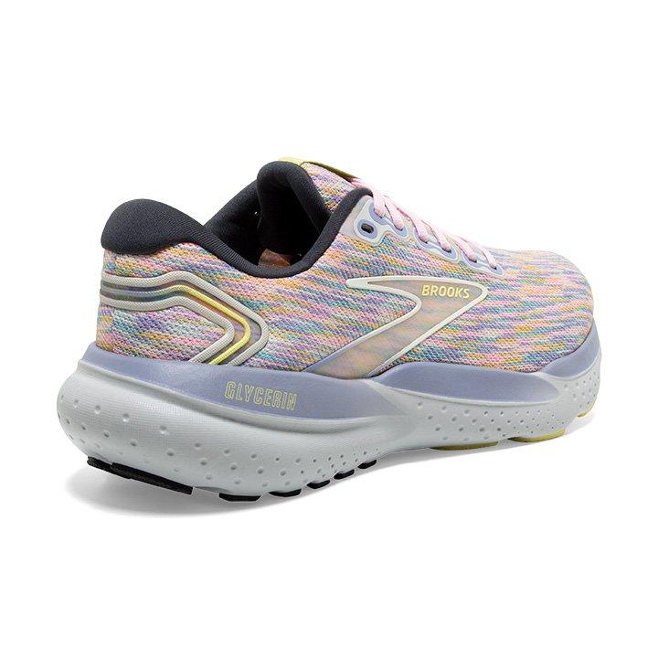 Brooks Glycerin StealthFit 21 "Thistledown/Ebony/Corsage" Women's Running Shoe - MULTI-COLOR Thumbnail View 5