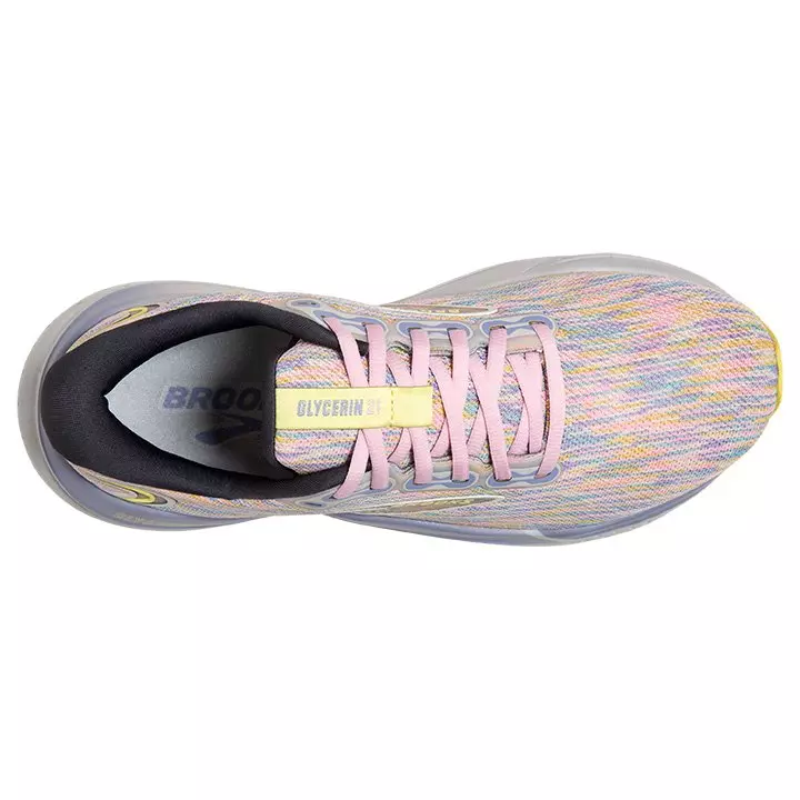 Brooks Glycerin StealthFit 21 "Thistledown/Ebony/Corsage" Women's Running Shoe - MULTI-COLOR