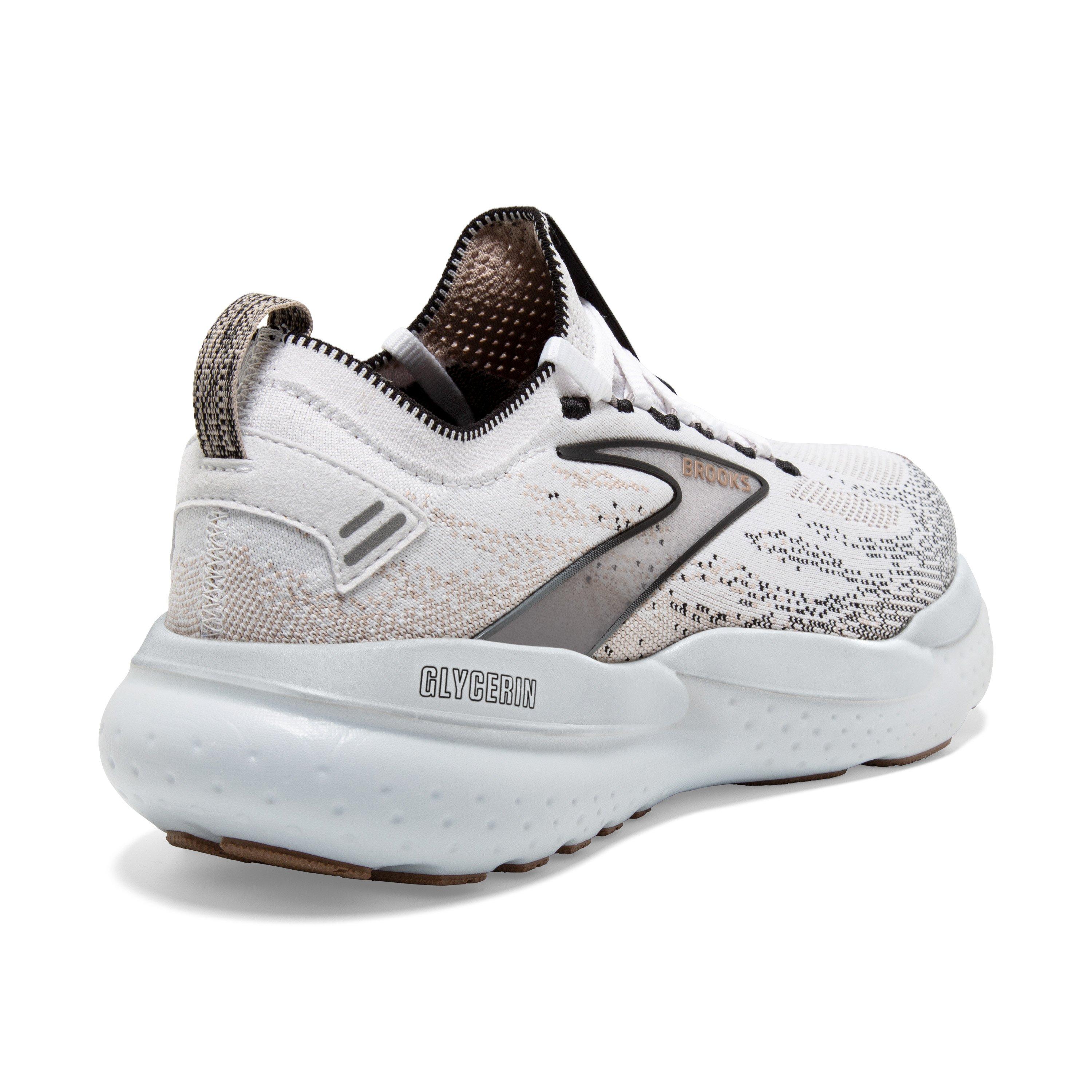 Brooks Glycerin StealthFit 21 "White/Black" Women's Running Shoe - WHITE Thumbnail View 4