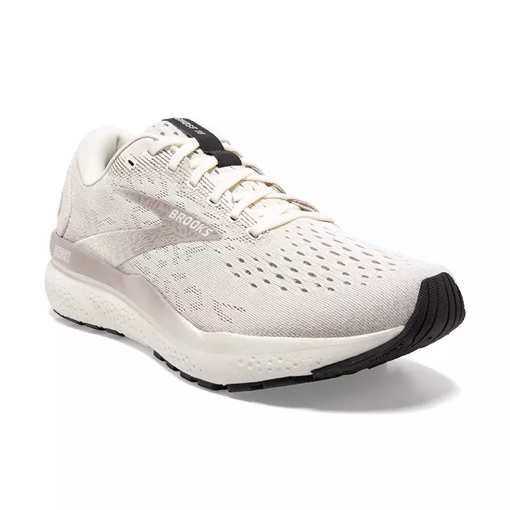 Brooks Ghost 16 "Coconut/Chateau/Forged Iron" Men's Running Shoe - WHITE/GREY
