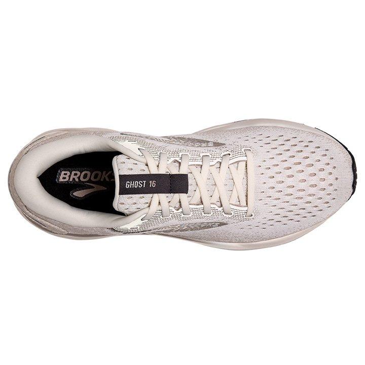 Brooks Ghost 16 "Coconut/Chateau/Forged Iron" Men's Running Shoe - WHITE/GREY