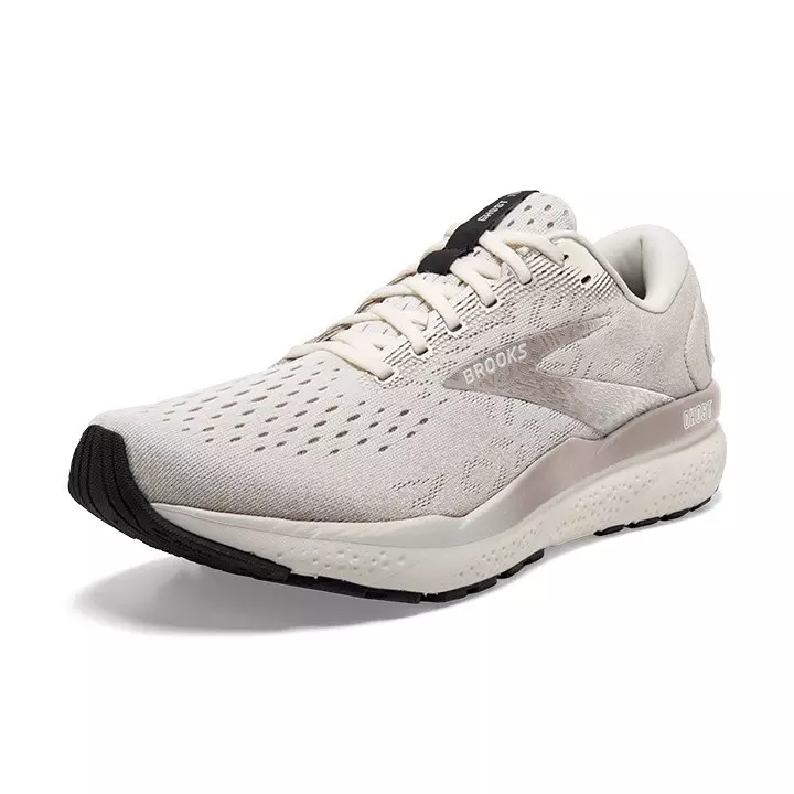 Brooks Ghost 16 "Coconut/Chateau/Forged Iron" Men's Running Shoe - WHITE/GREY