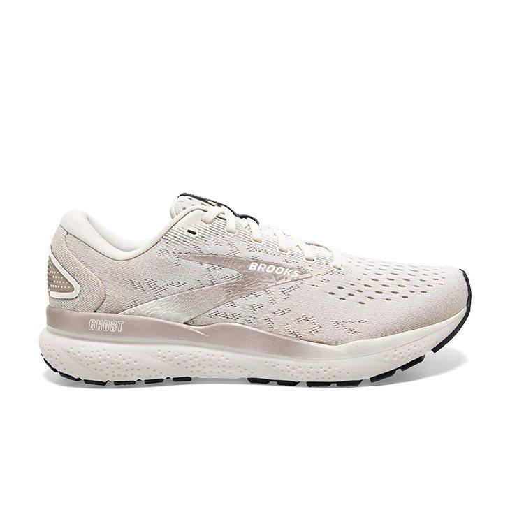 Brooks Ghost 16 "Coconut/Chateau/Forged Iron" Men's Running Shoe - WHITE/GREY