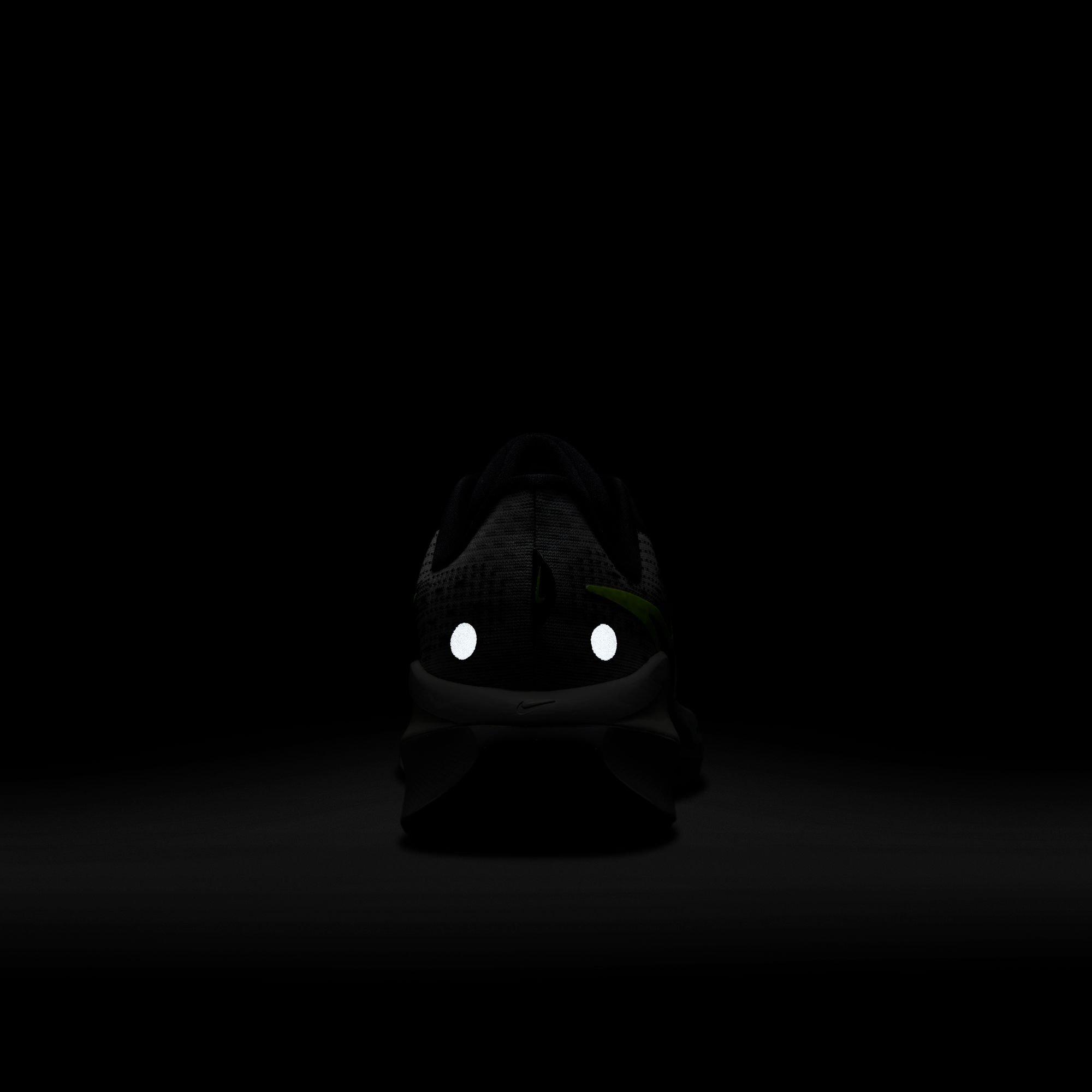 Nike Vomero 17 "Black/Volt/Lt Smoke Grey/White" Men's Road Running Shoe - GREY/BLACK/WHITE Thumbnail View 6