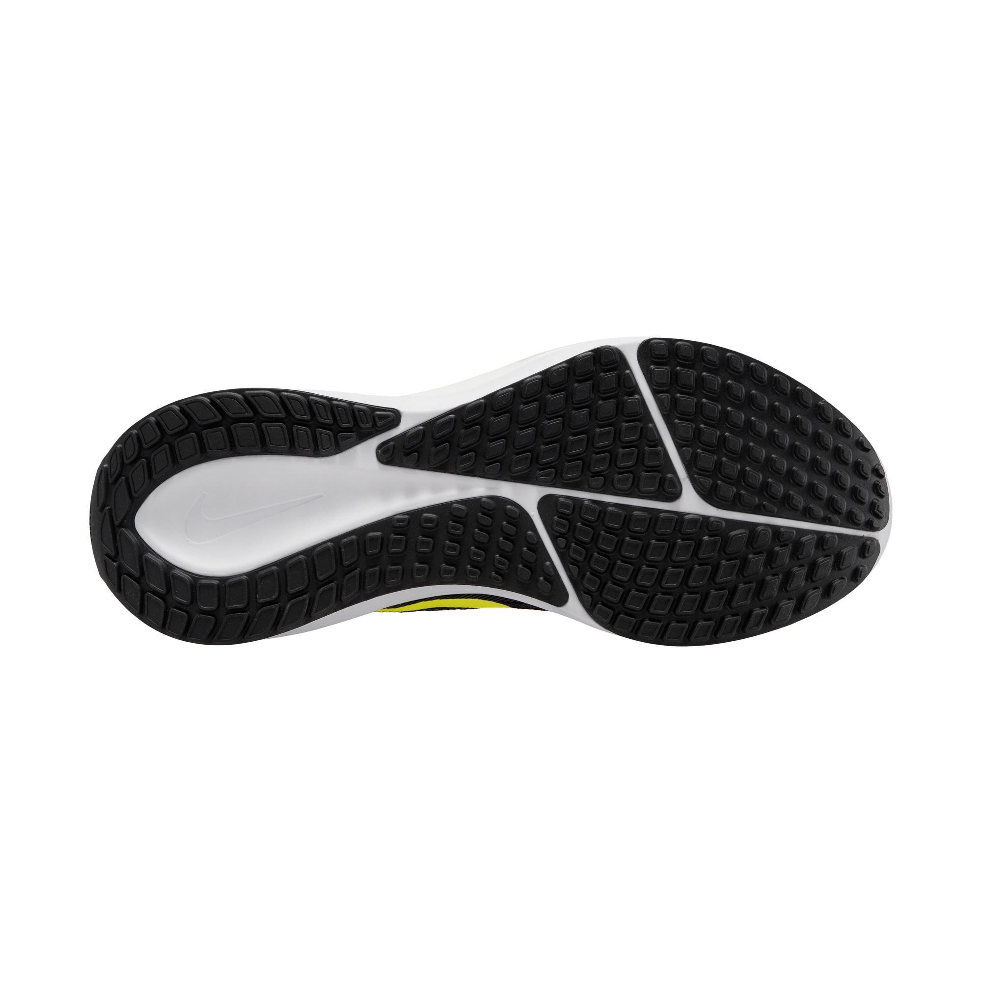 Nike Vomero 17 "Black/Volt/Lt Smoke Grey/White" Men's Road Running Shoe - GREY/BLACK/WHITE Thumbnail View 10