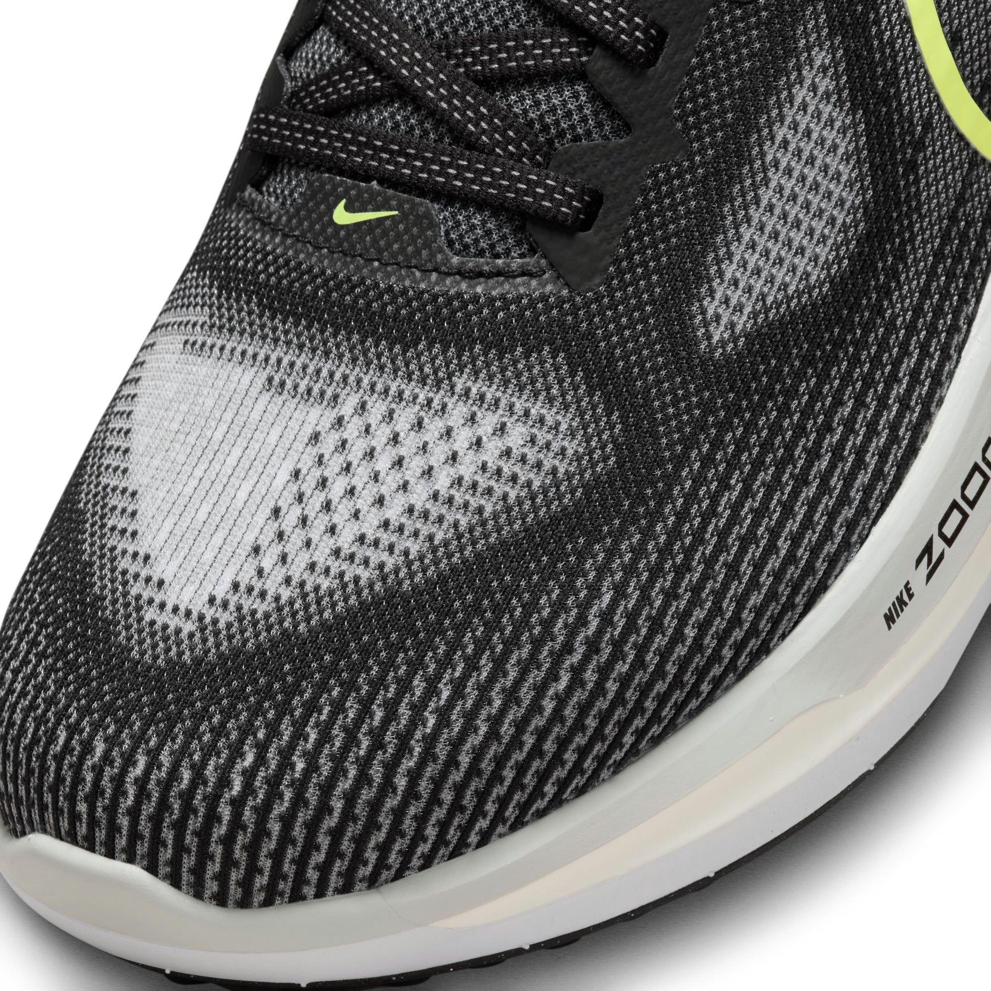 Nike Vomero 17 "Black/Volt/Lt Smoke Grey/White" Men's Road Running Shoe - GREY/BLACK/WHITE Thumbnail View 11