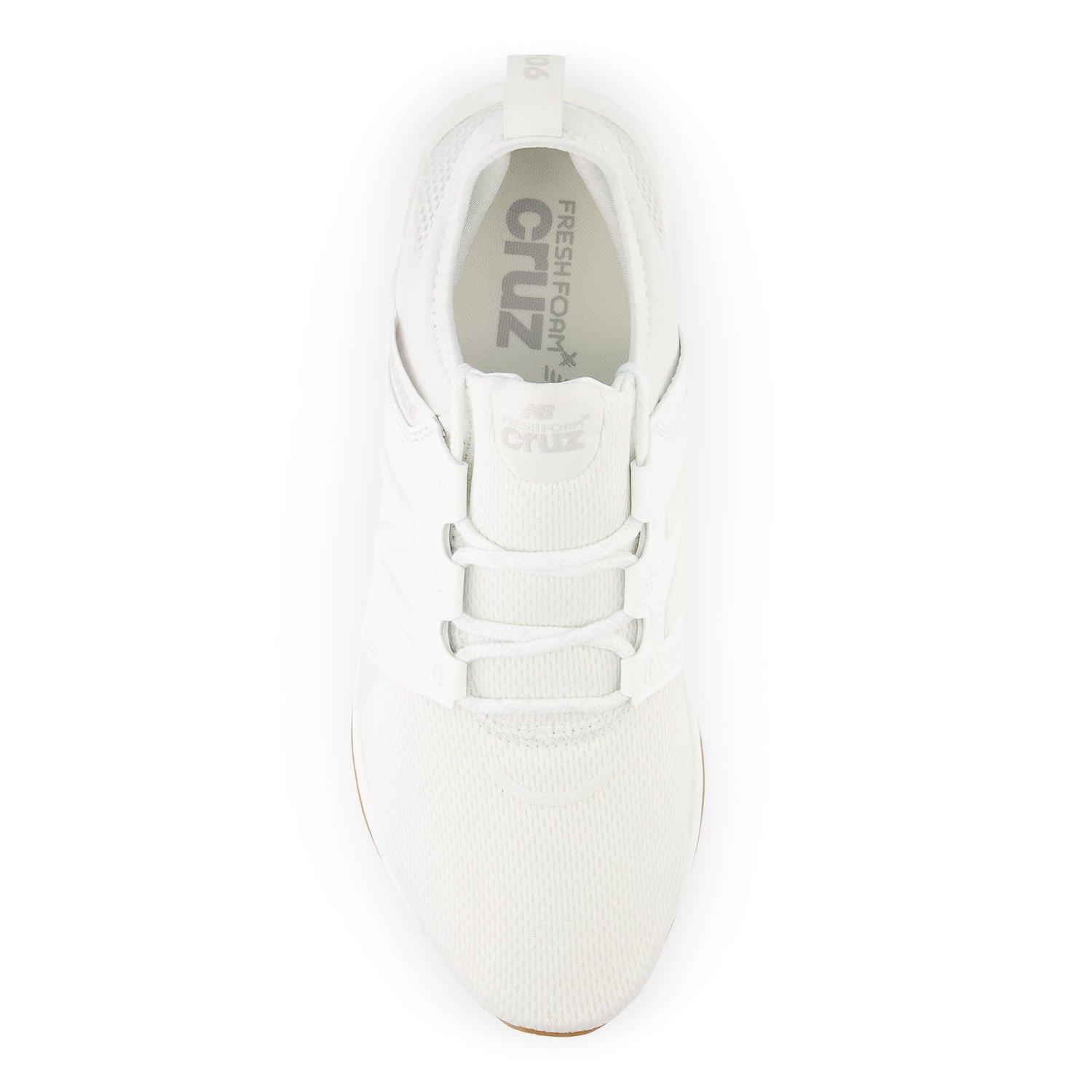 New Balance Fresh Foam Cruz v3 "White" Men's Shoe - WHITE Thumbnail View 3