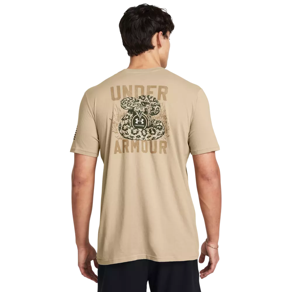 Under Armour Men's Freedom Mission Made Tee - SAND