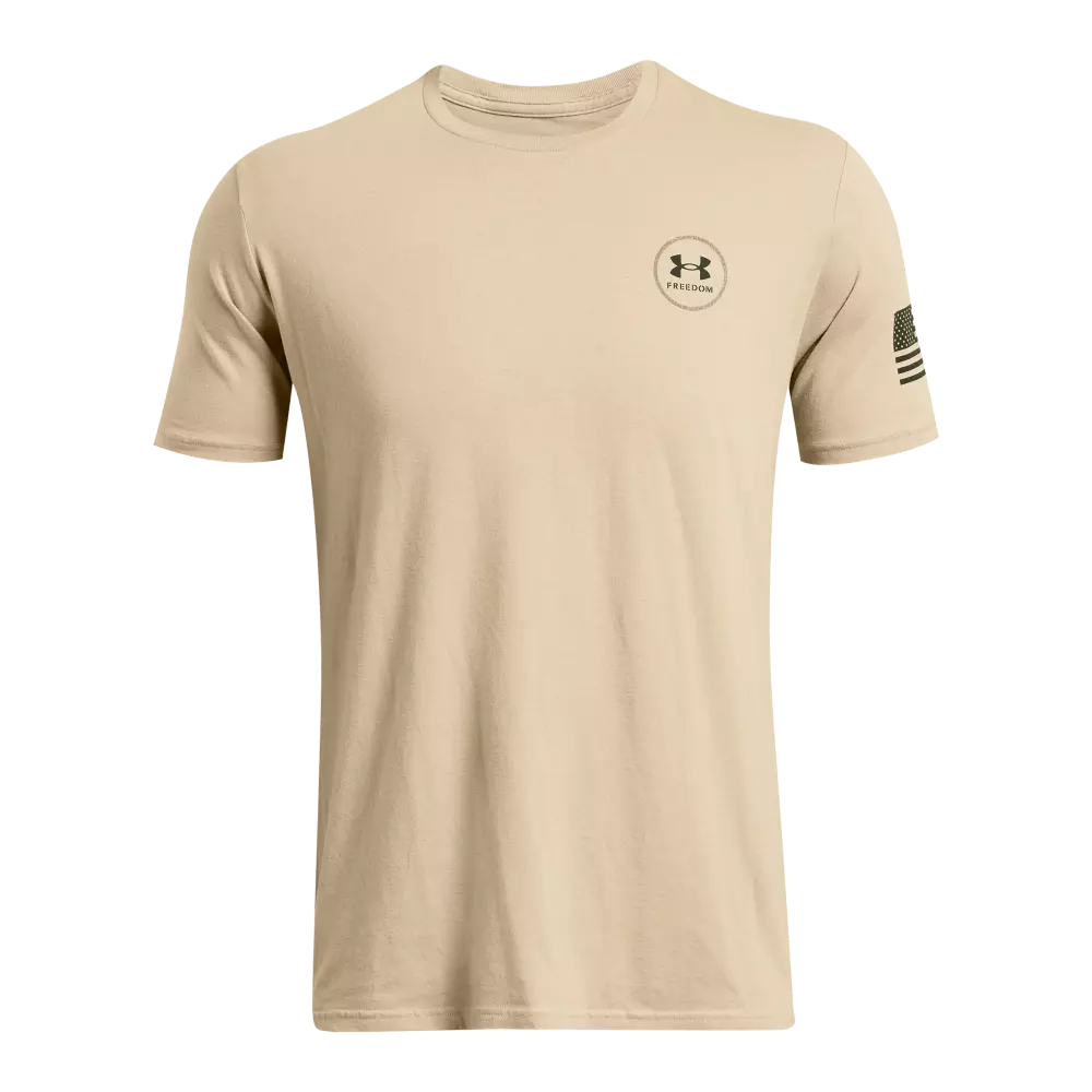 Under Armour Men's Freedom Mission Made Tee - SAND