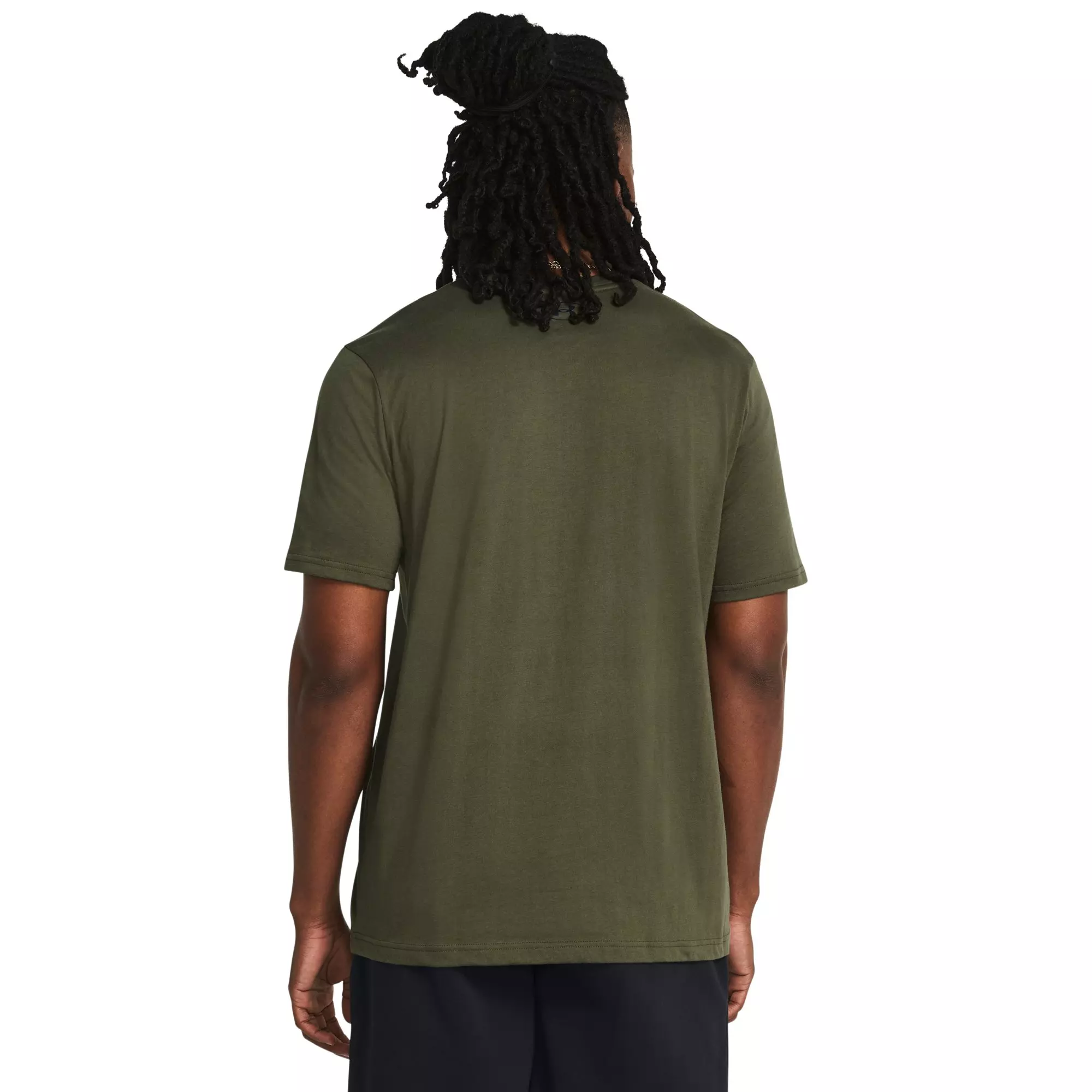 Under Armour Men's Project Rock Payoff Tee - GREEN/BLACK