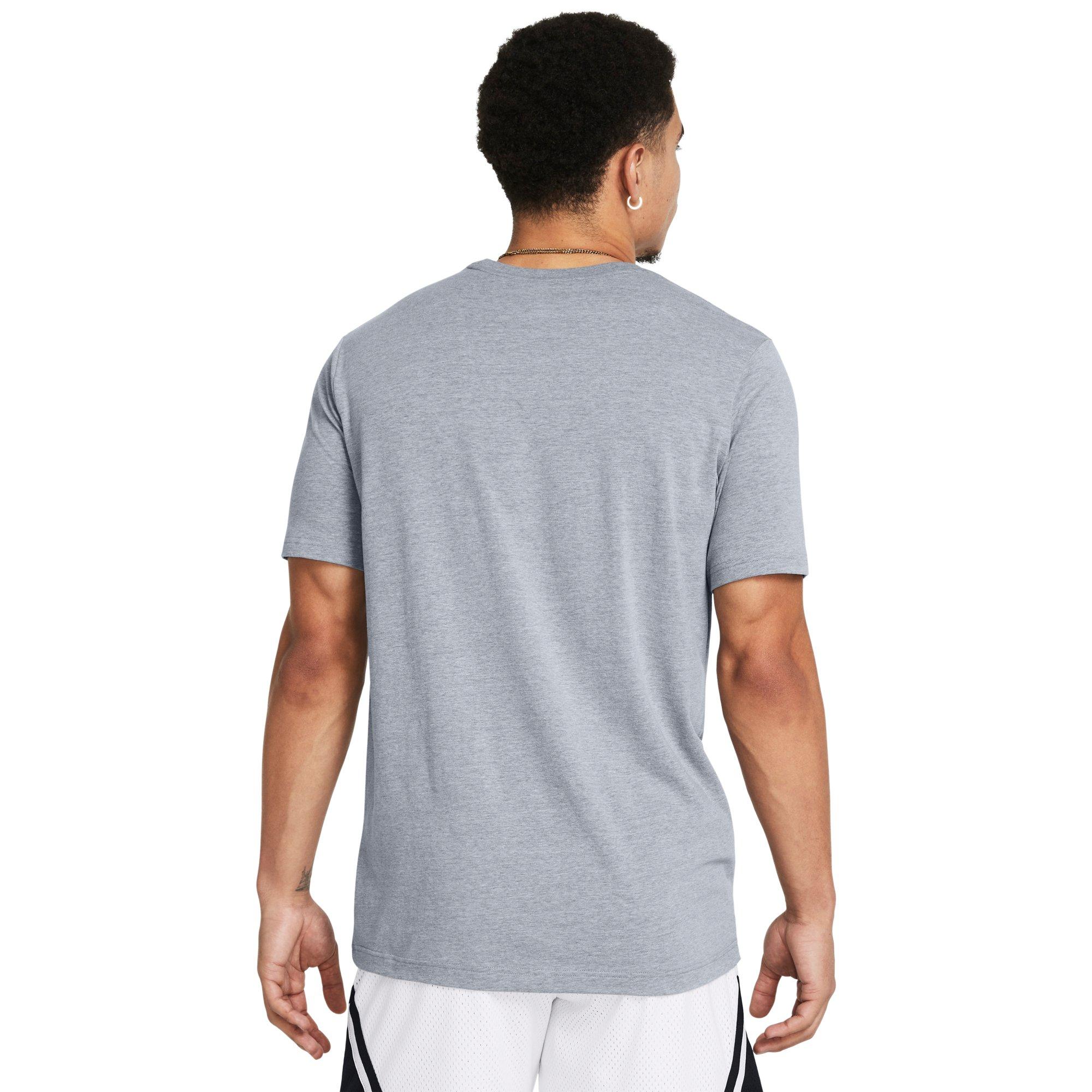 Under Armour Men's Curry Champ Mindset Tee - GREY/BLACK Thumbnail View 2