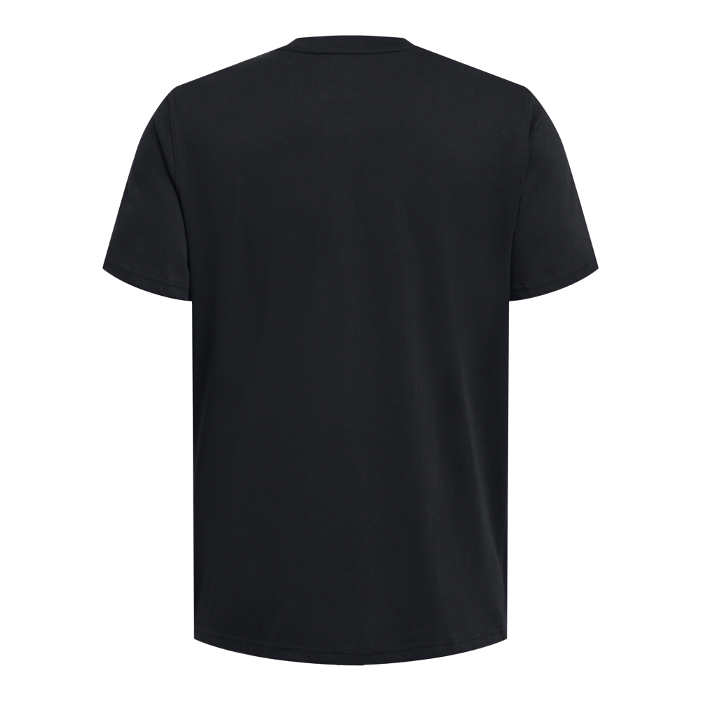 Under Armour Men's HW Diamond Tee - BLACK/WHITE Thumbnail View 4