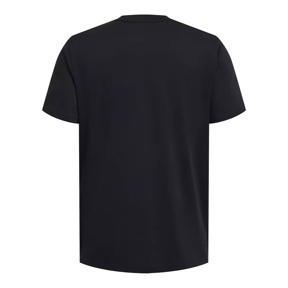 Under Armour Men's HW Diamond Tee - BLACK/WHITE