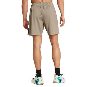 Under Armour Men's Project Rock Payoff Mesh Shorts - Taupe