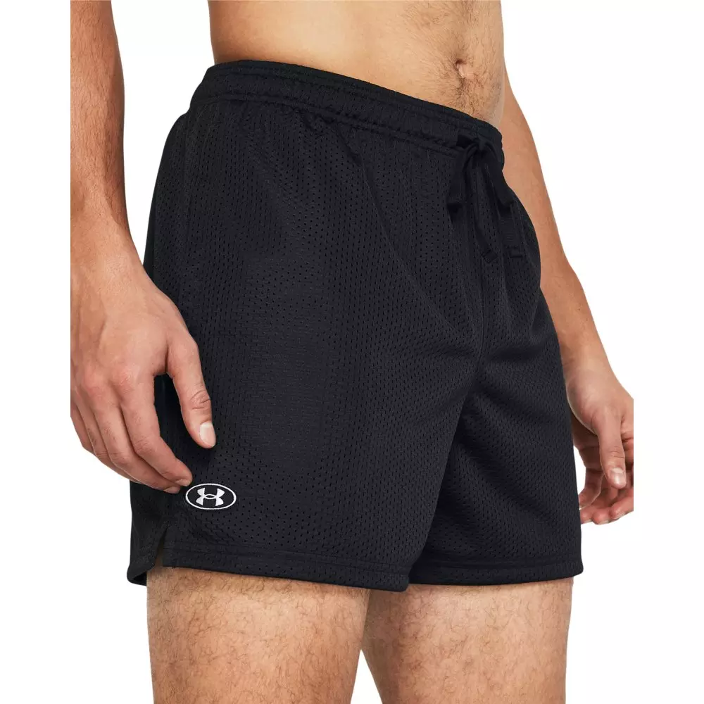 Under Armour Men's Essentials Mesh Shorts - BLACK/WHITE