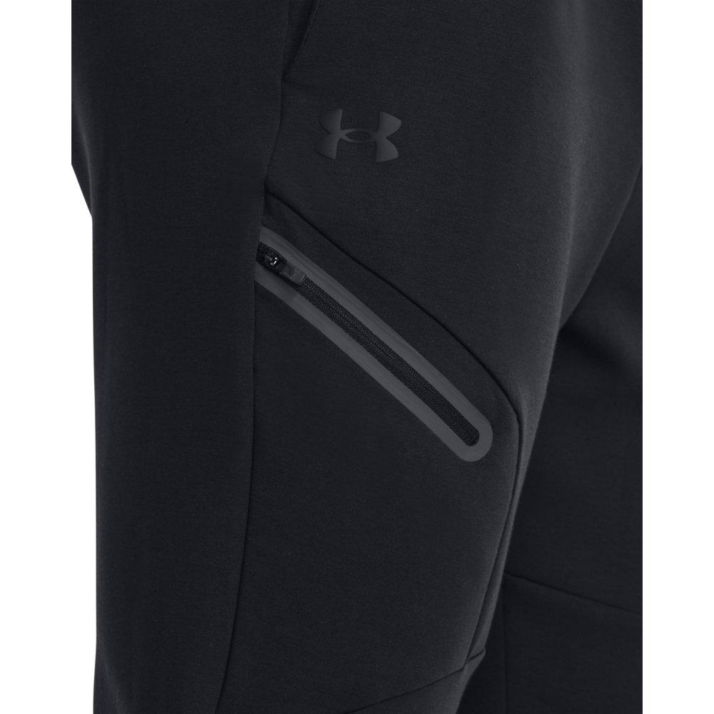 Under Armour Men's Unstoppable Fleece Joggers - Black - BLACK Thumbnail View 3