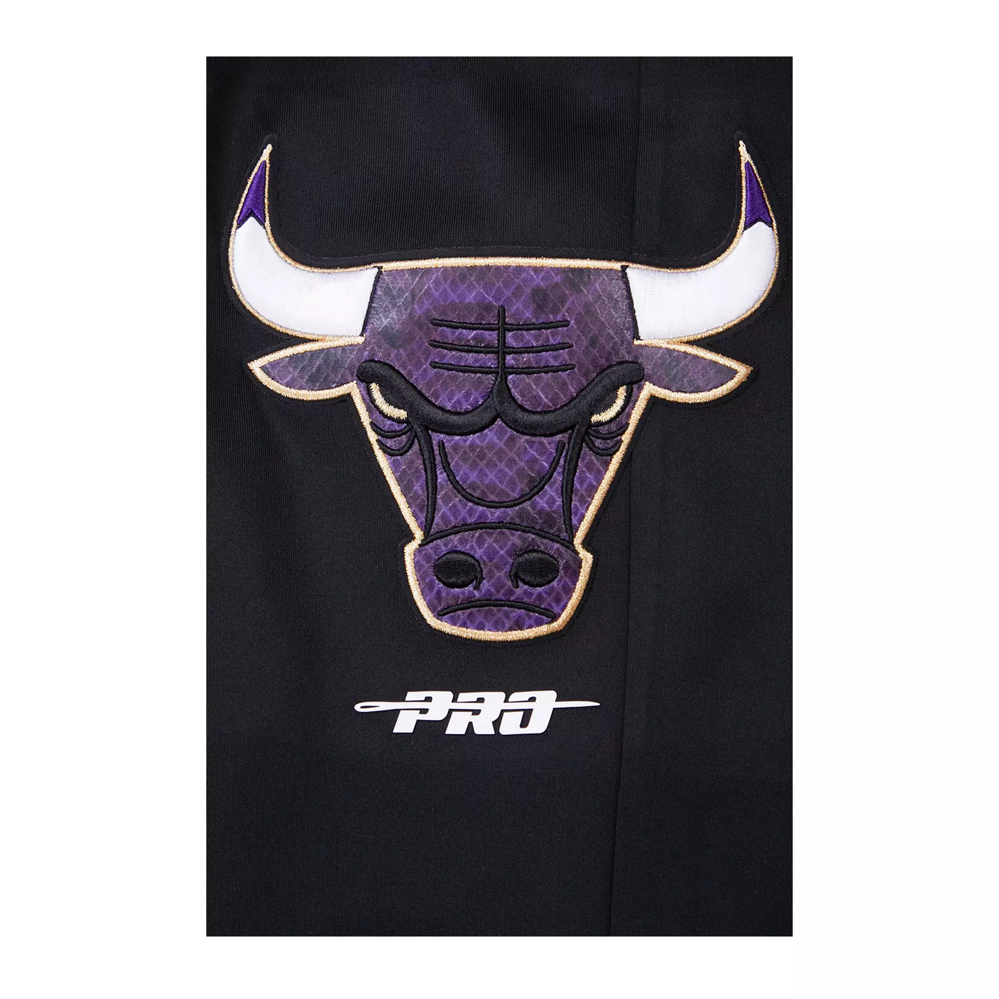 Pro Standard Men's Chicago Bulls AJ Retro 12 "Field Purple" Track Pants - BLACK