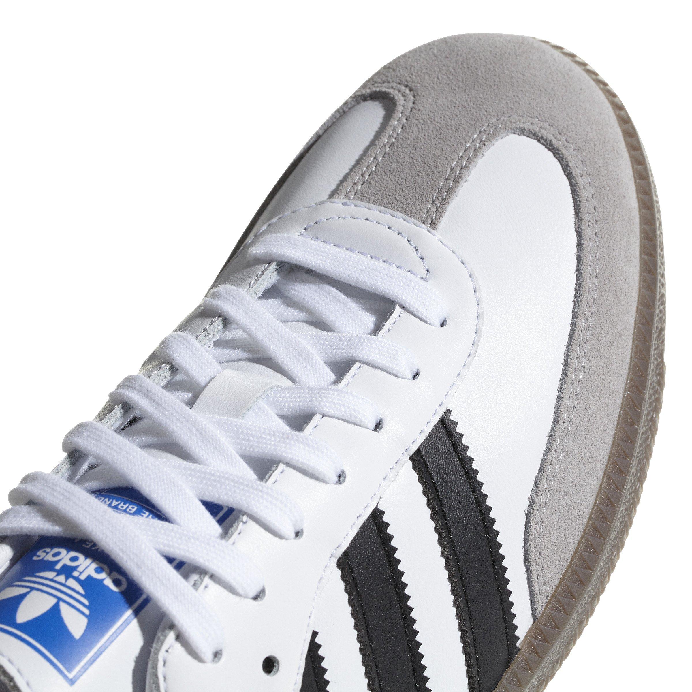 adidas Originals Samba OG "Cloud White/Core Black/Clear Granite" Unisex Shoe - WHITE/BLACK