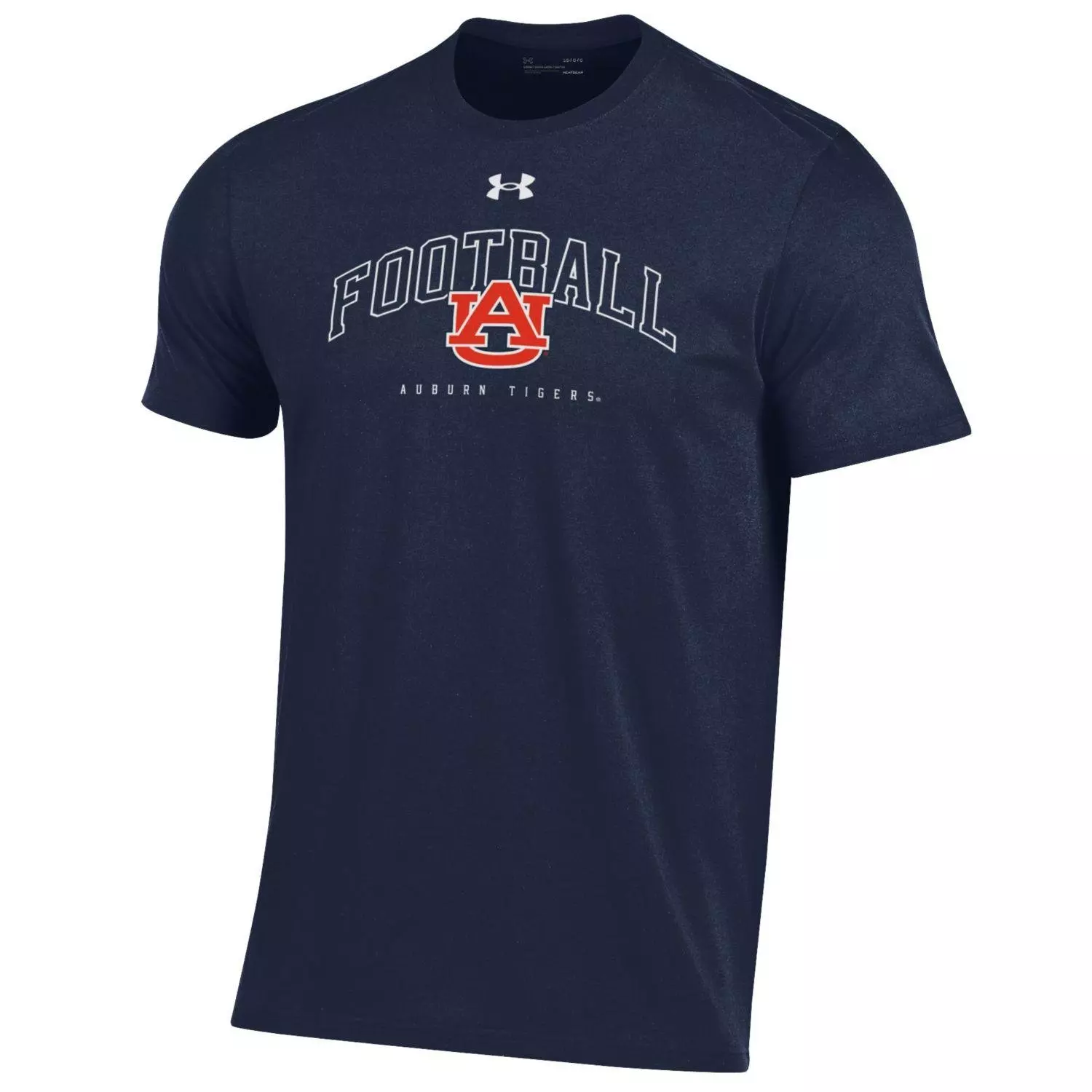Under Armour Men's Auburn Tigers '23 Football Performance Short Sleeve Top - NAVY