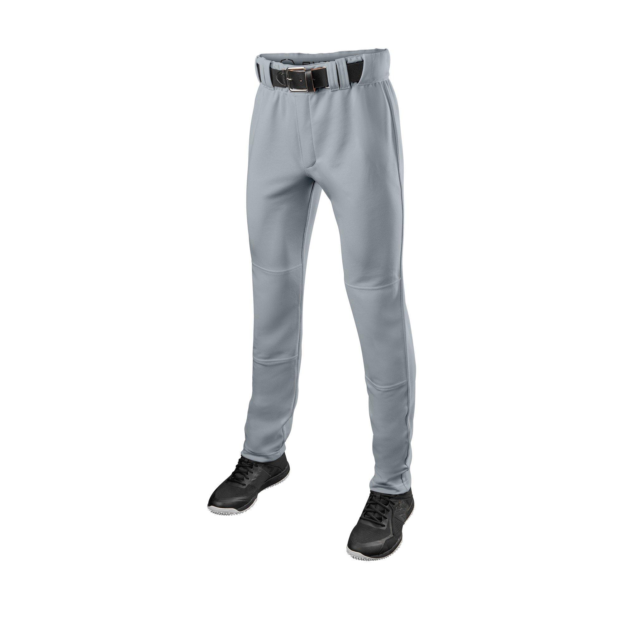 EvoShield Men's Driven Open Bottom Baseball Pants - Grey/Blue - GREY/BLUE Thumbnail View 1