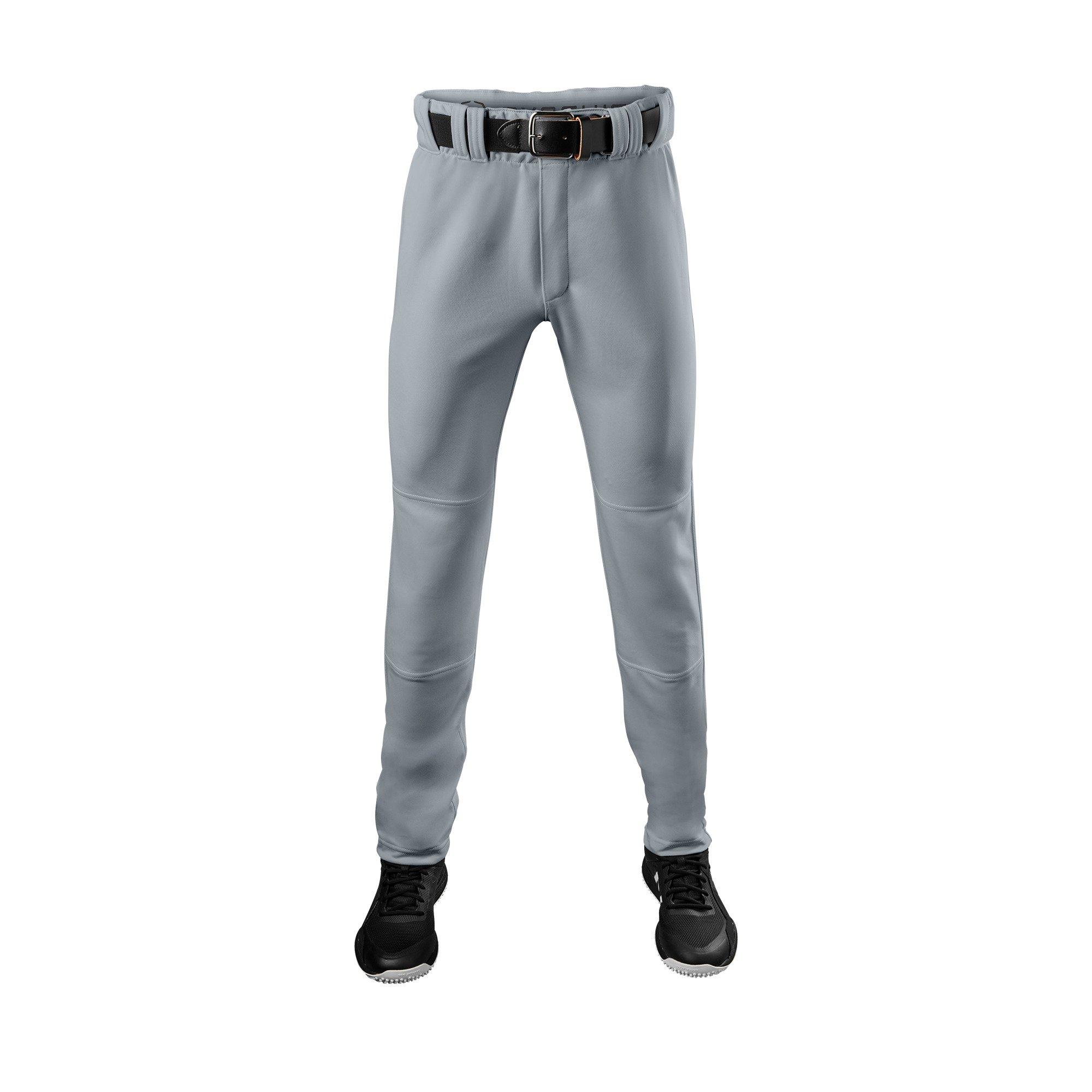 EvoShield Men's Driven Open Bottom Baseball Pants - Grey/Blue - GREY/BLUE Thumbnail View 3