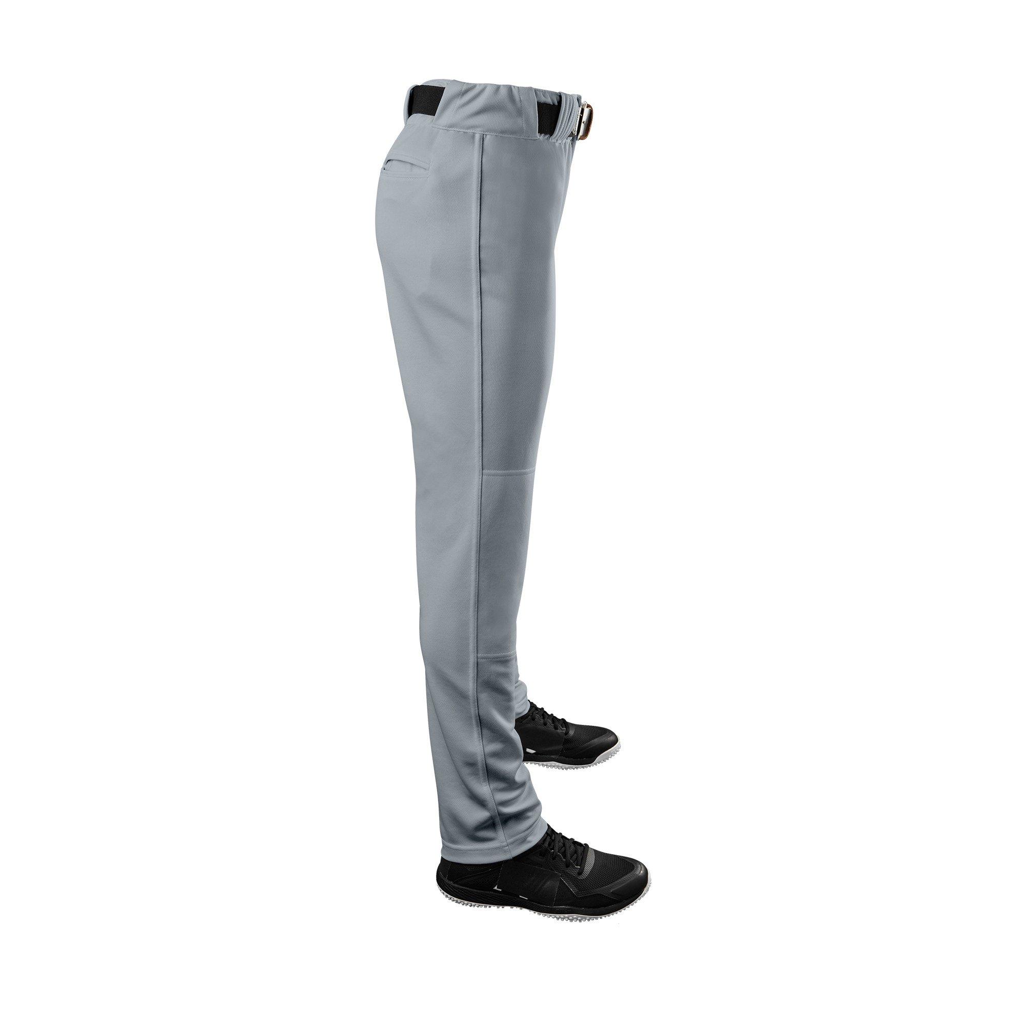 EvoShield Men's Driven Open Bottom Baseball Pants - Grey/Blue - GREY/BLUE Thumbnail View 5