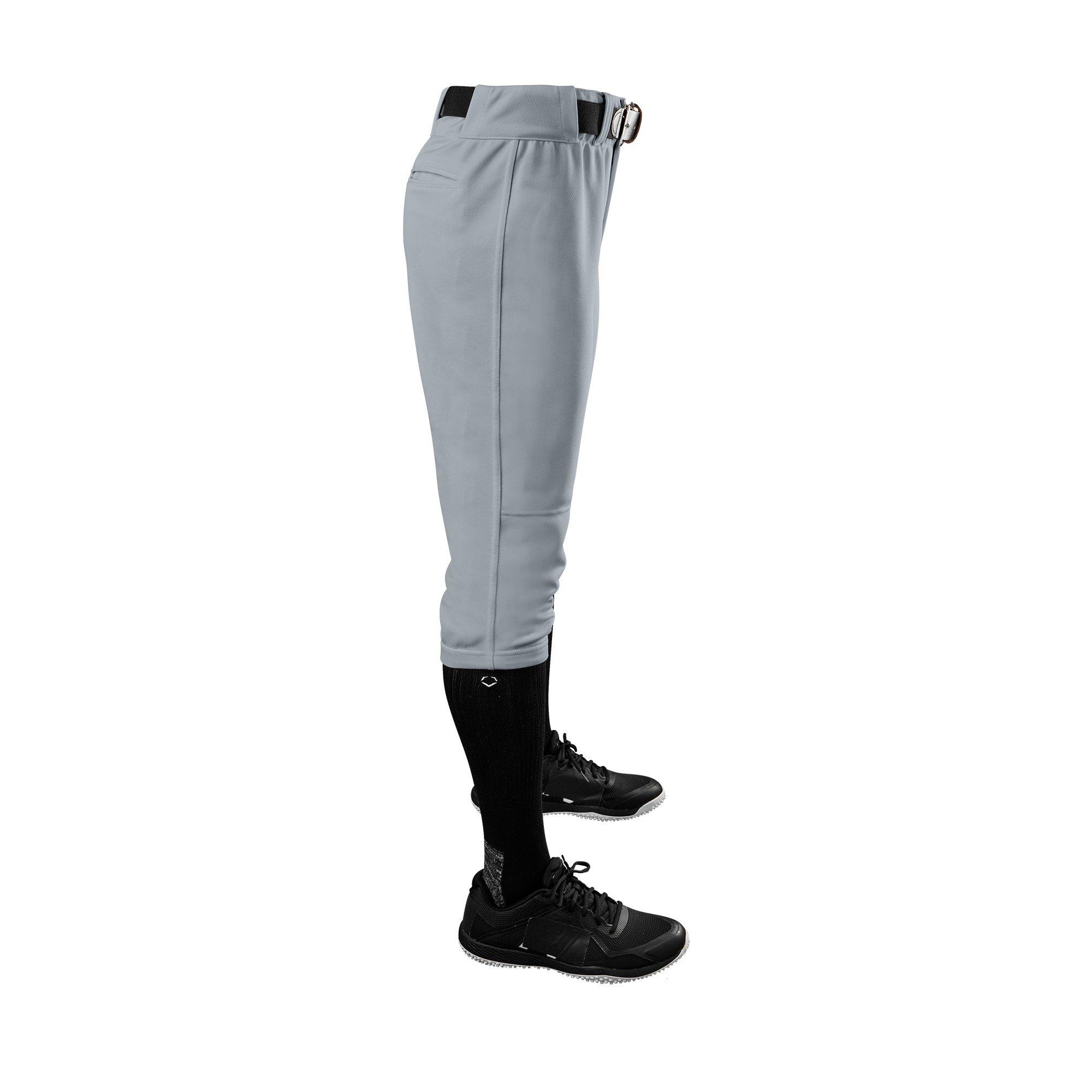 EvoShield Men's Driven Knicker Baseball Pants - Grey/Blue - GREY/BLUE Thumbnail View 3