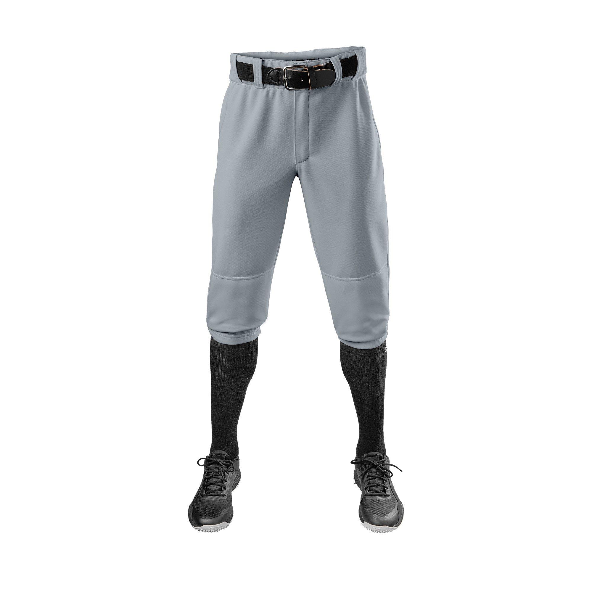 EvoShield Men's Driven Knicker Baseball Pants - Grey/Blue - GREY/BLUE Thumbnail View 4