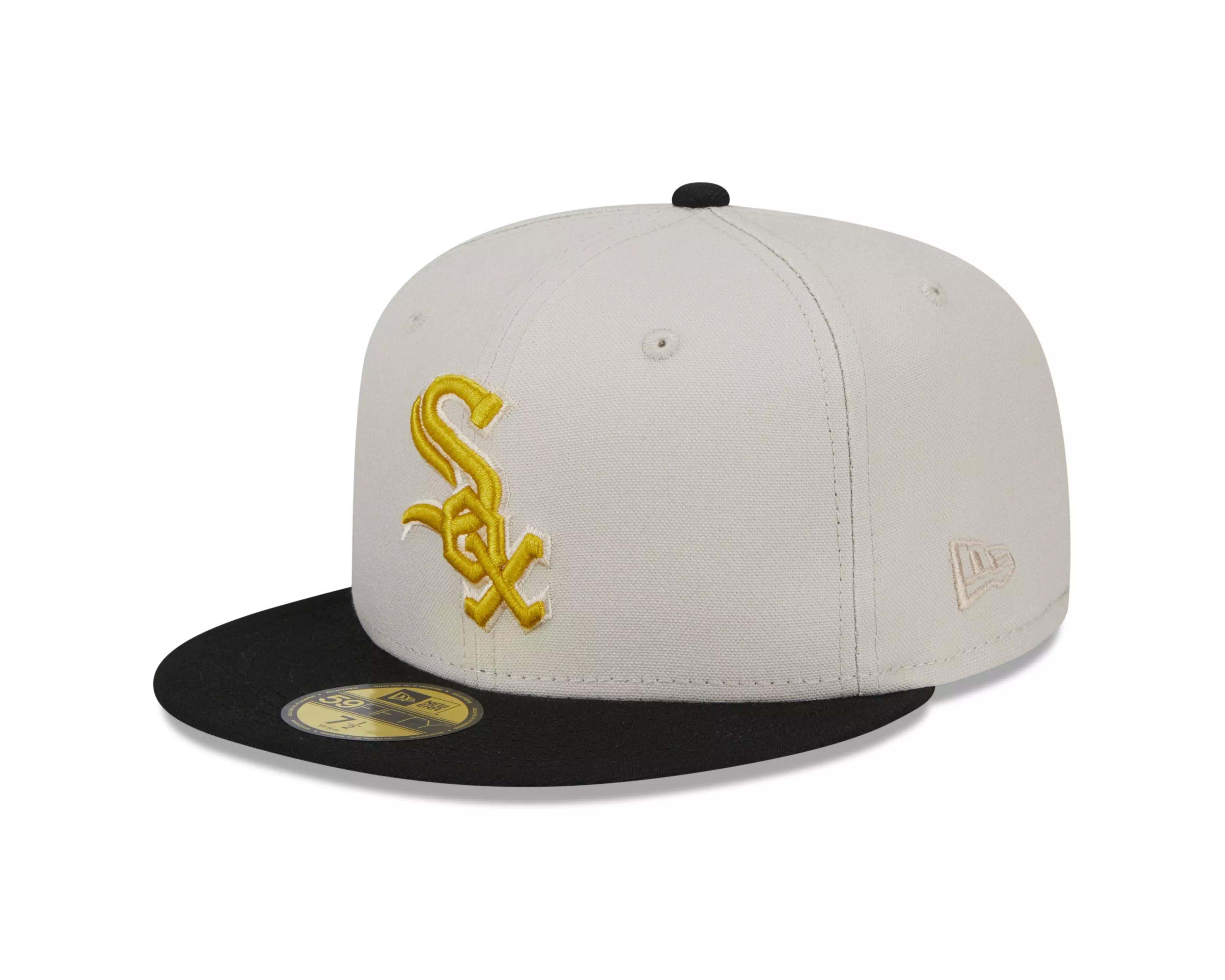 New Era Chicago White Sox Two-Tone Stone 59FIFTY Fitted Hat - CREAM