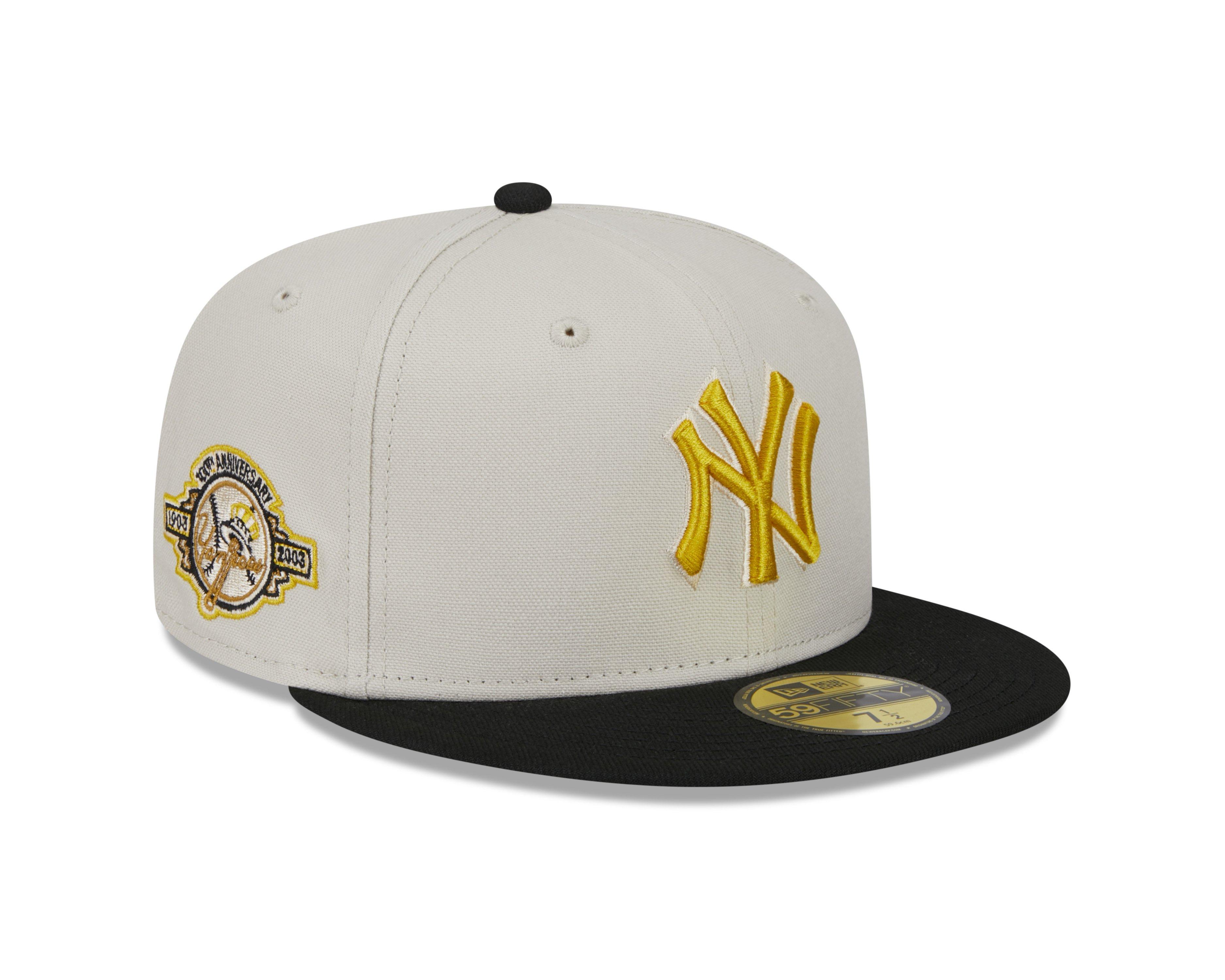 New Era New York Yankees Two-Tone Stone 59FIFTY Fitted Hat - CREAM Thumbnail View 2